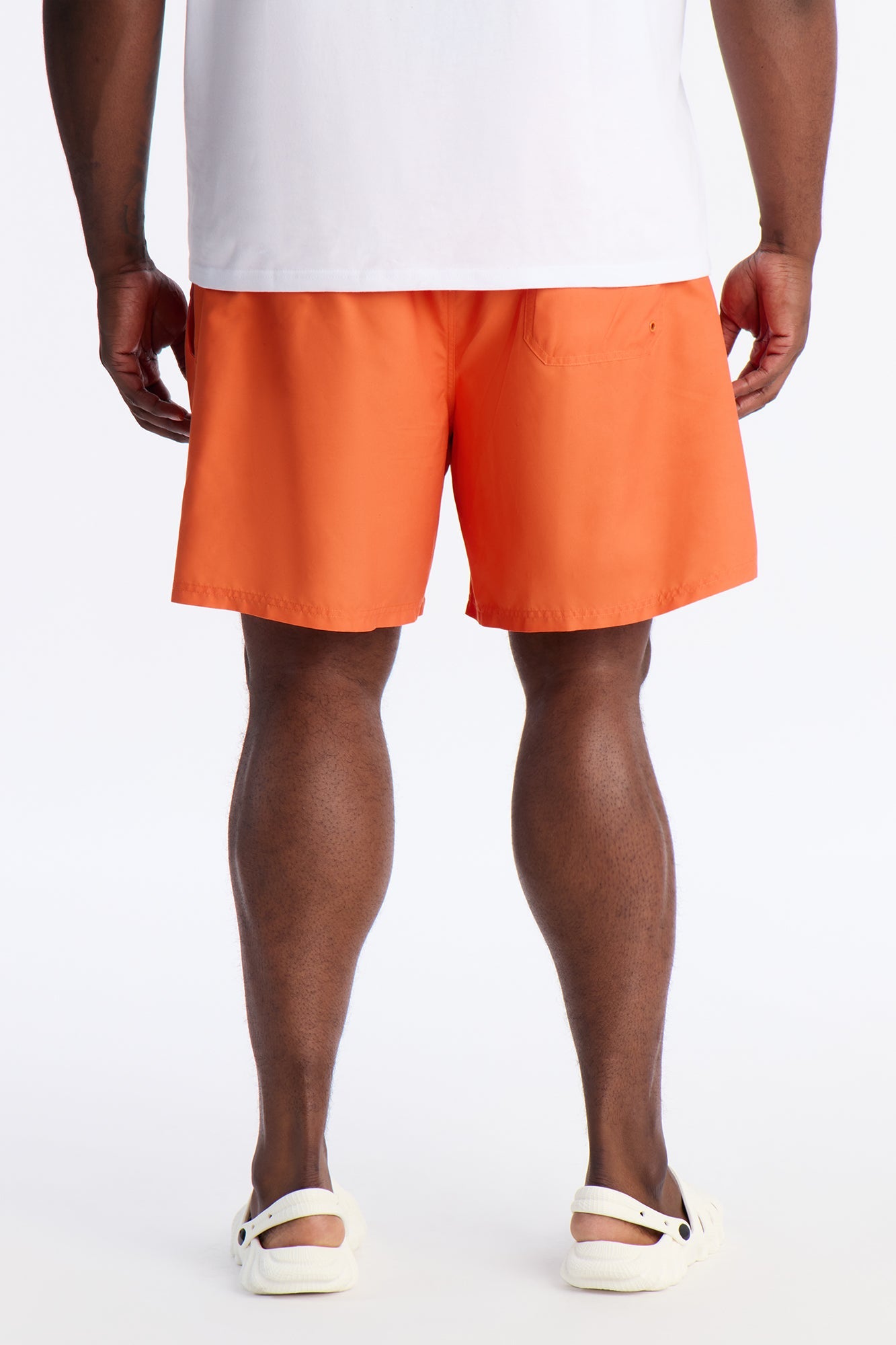 All The Drip Swim Trunk 7″ - Orange