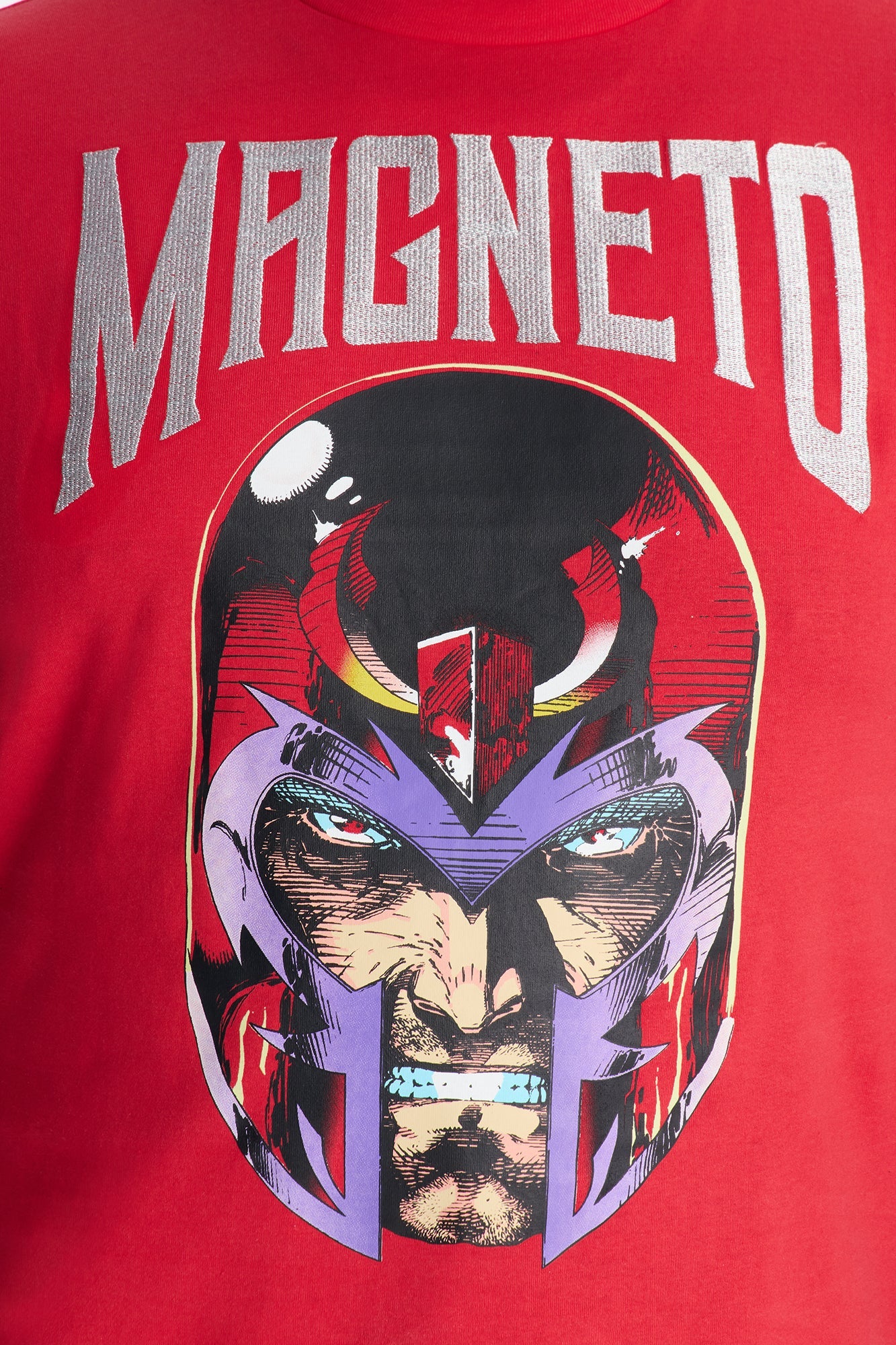 Magento Embroidered Short Sleeve Tee - Red