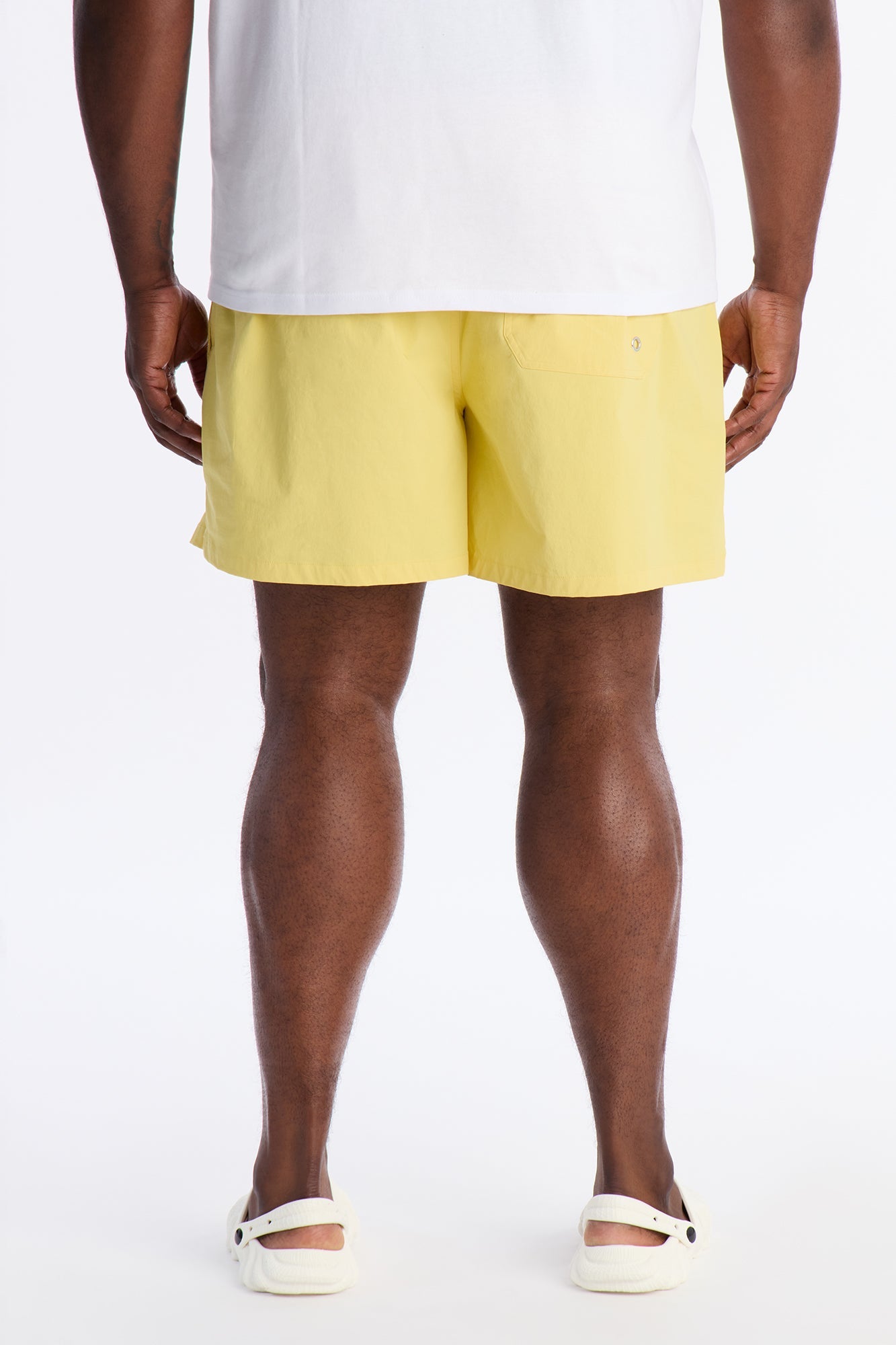 Montez Stretch Swim Trunk 6″ - Yellow