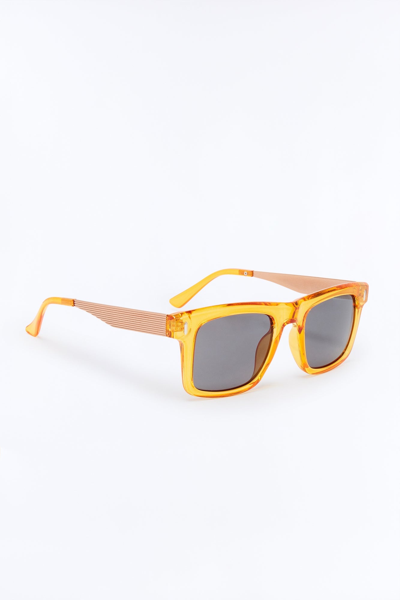 Statement Wayfarer Sunglasses - Brown