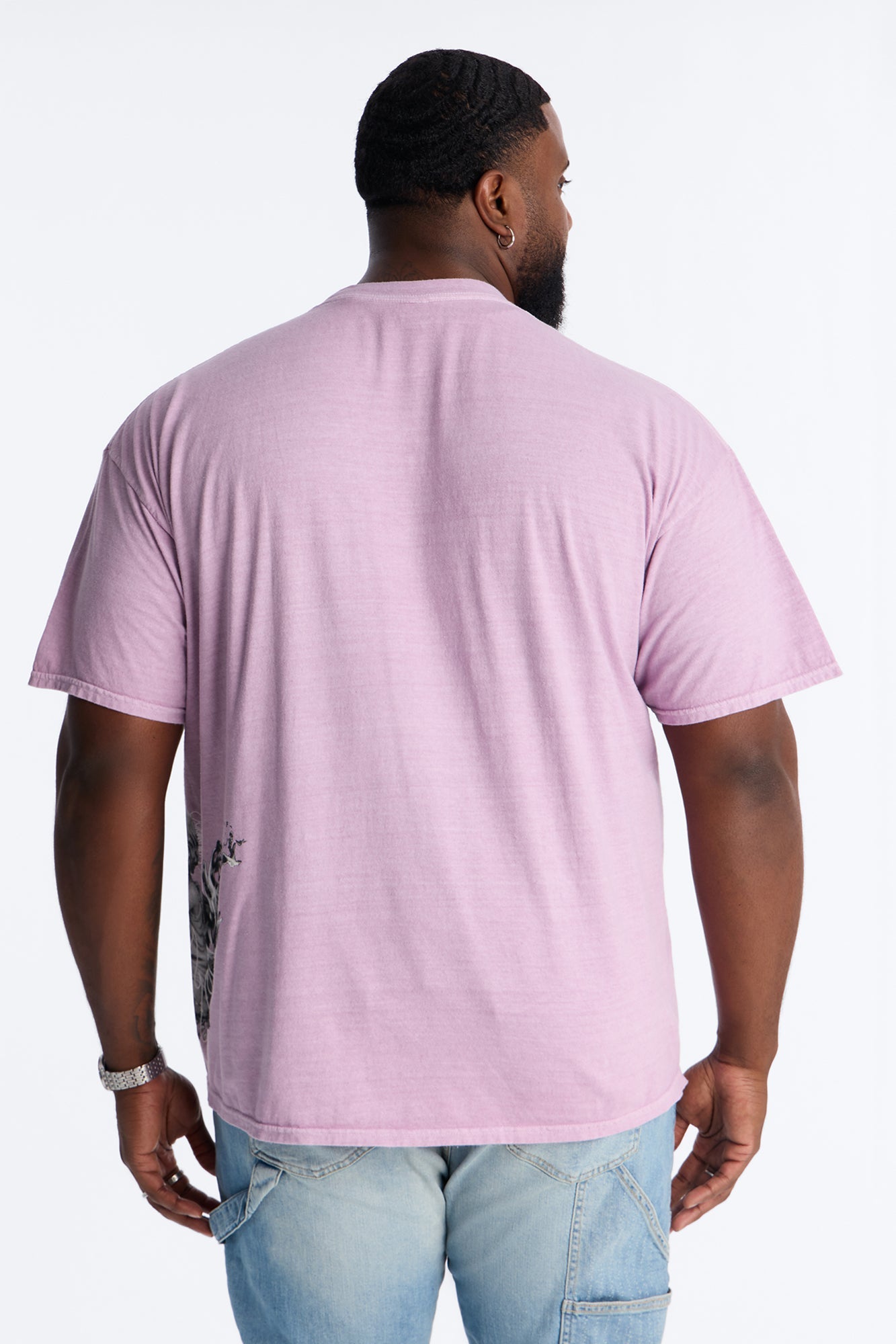 Eternal Love Oversized Short Sleeve Tee - Mauve