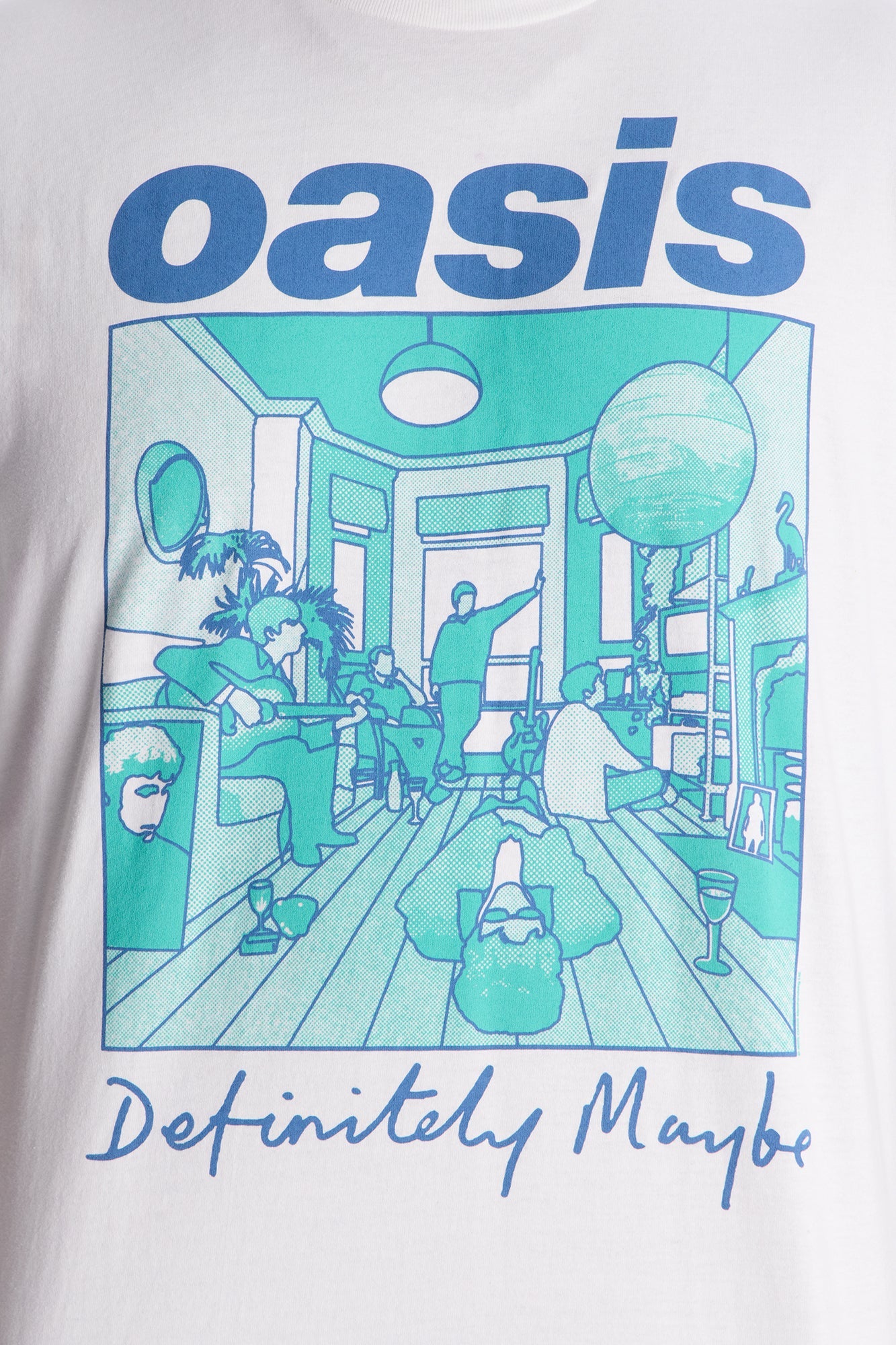 Oasis Definitely Maybe Short Sleeve Tee - White