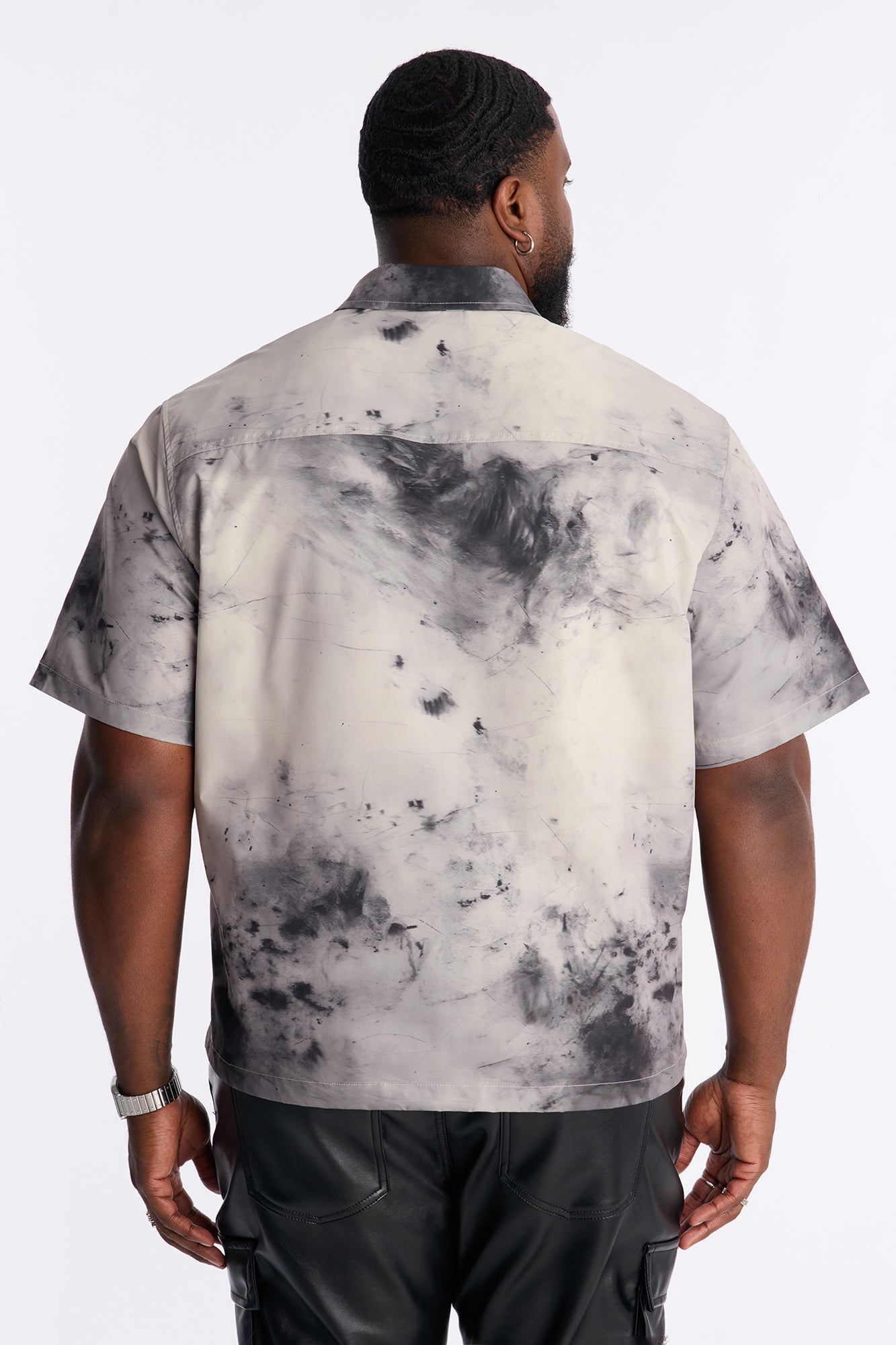 Smokey Zip Polo - Grey
