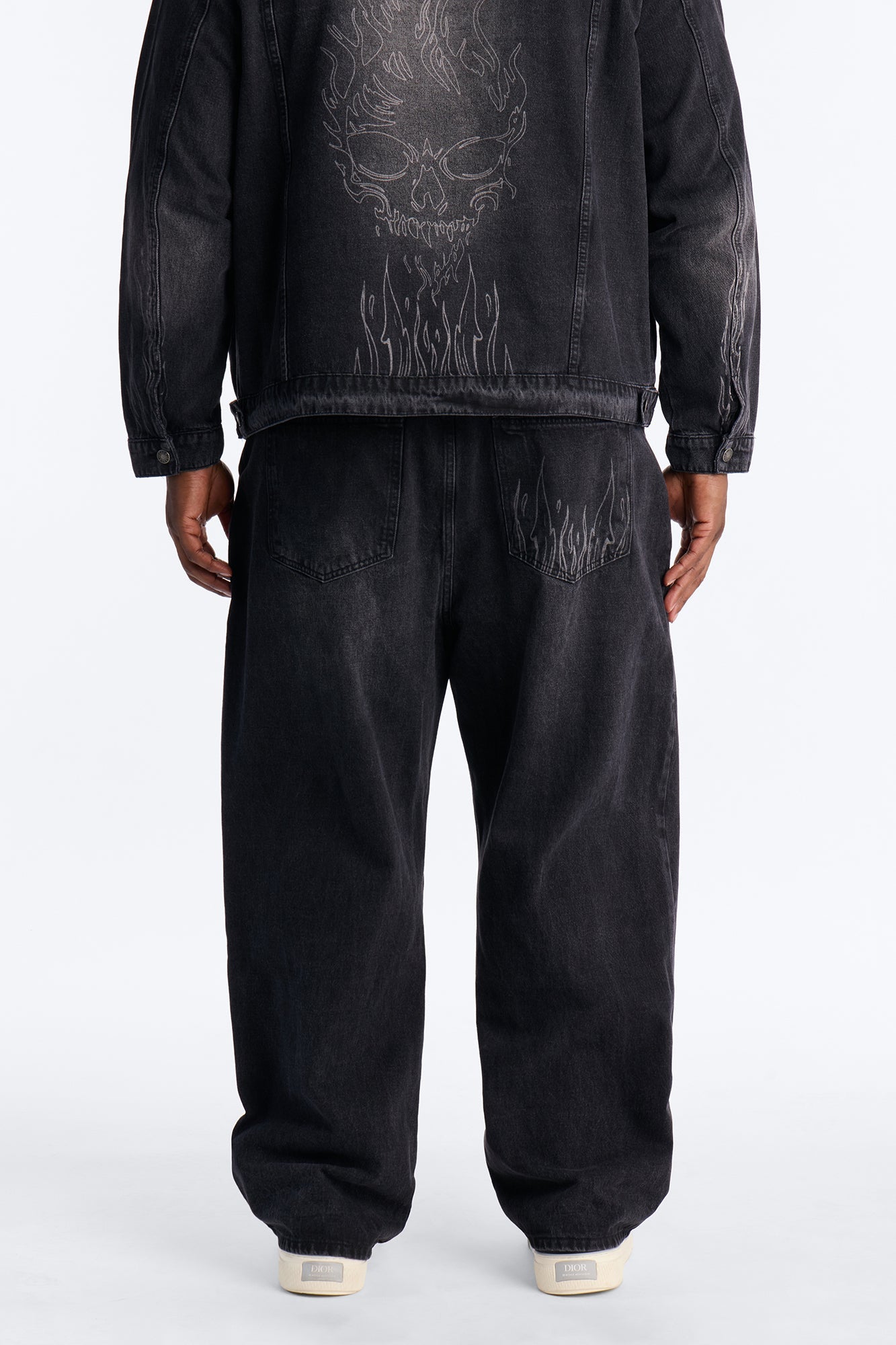 Baggy Hellfire Jean Denim - Black Wash