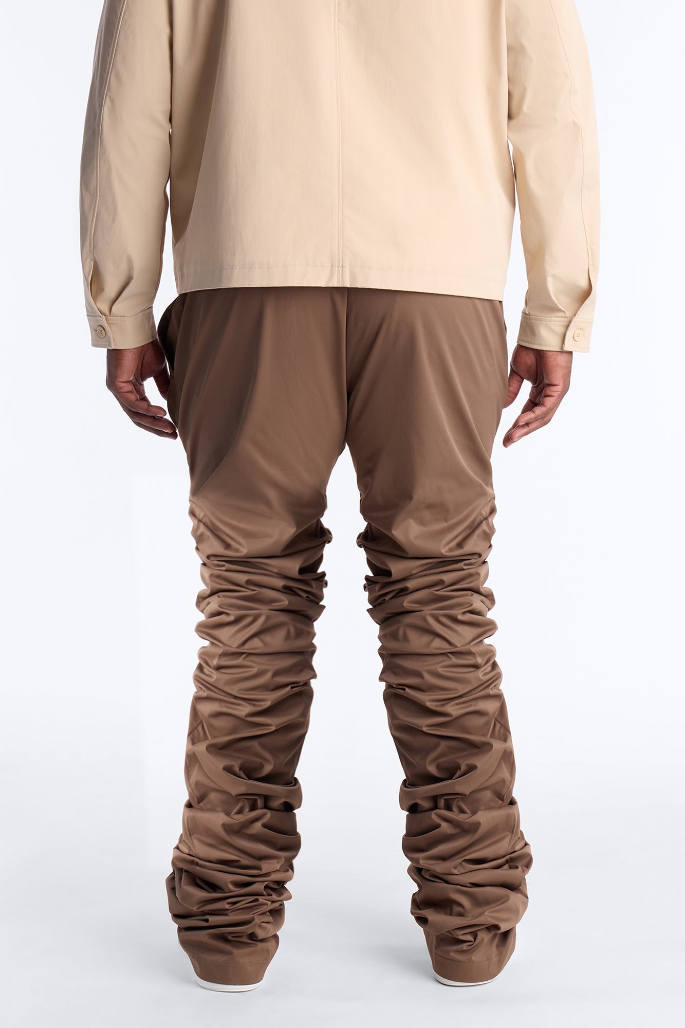 Slim Ultra Stacked Colorblock Pant - Brown