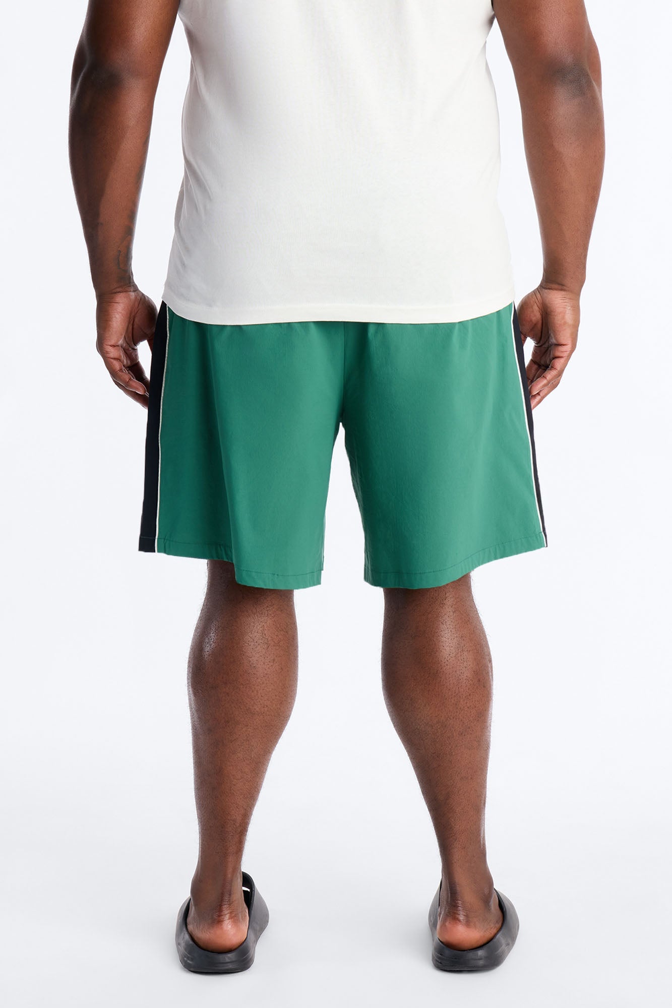 Everyday Stretch Paneled Boardshorts 9″ - Green