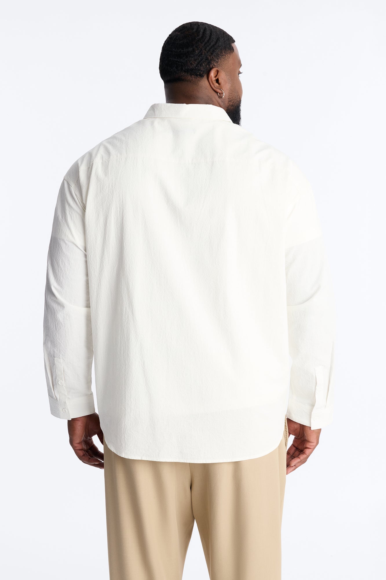 Pure Romance Button Up Shirt - White
