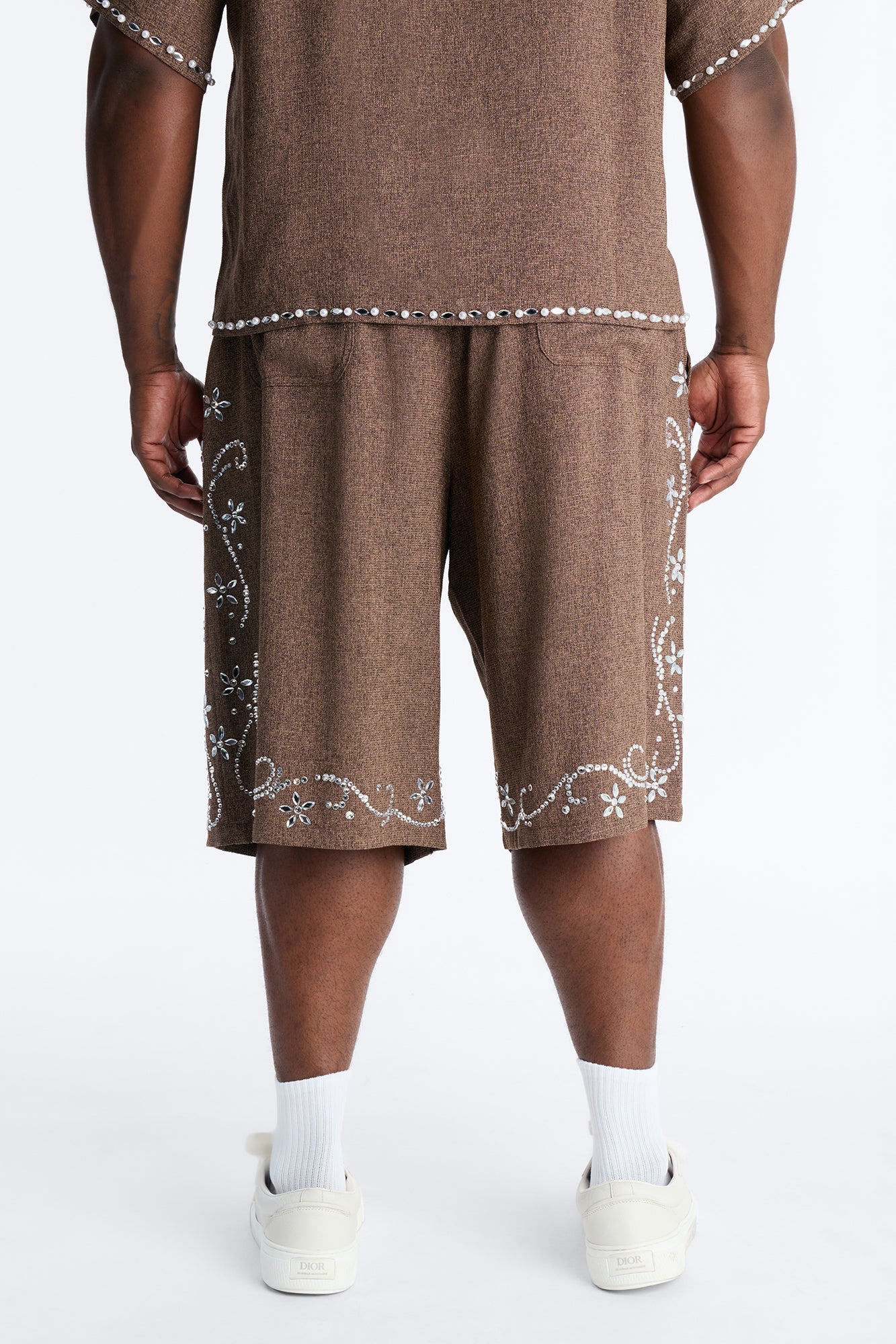 Baggy Wanderlust Pearl Journey Short - Brown