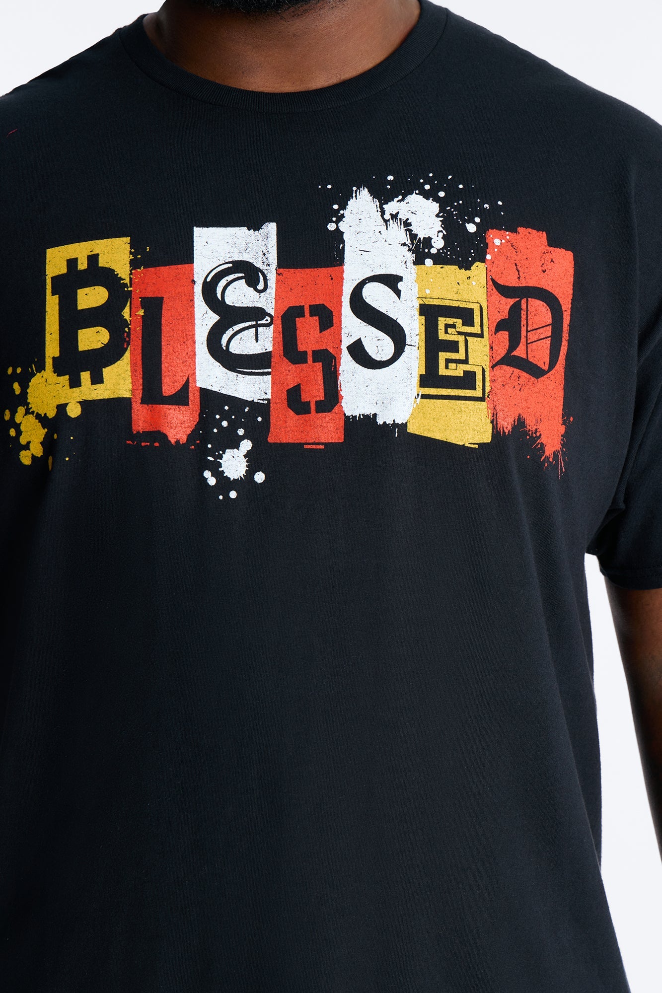 Blessed Coin Short Sleeve Tee - Black