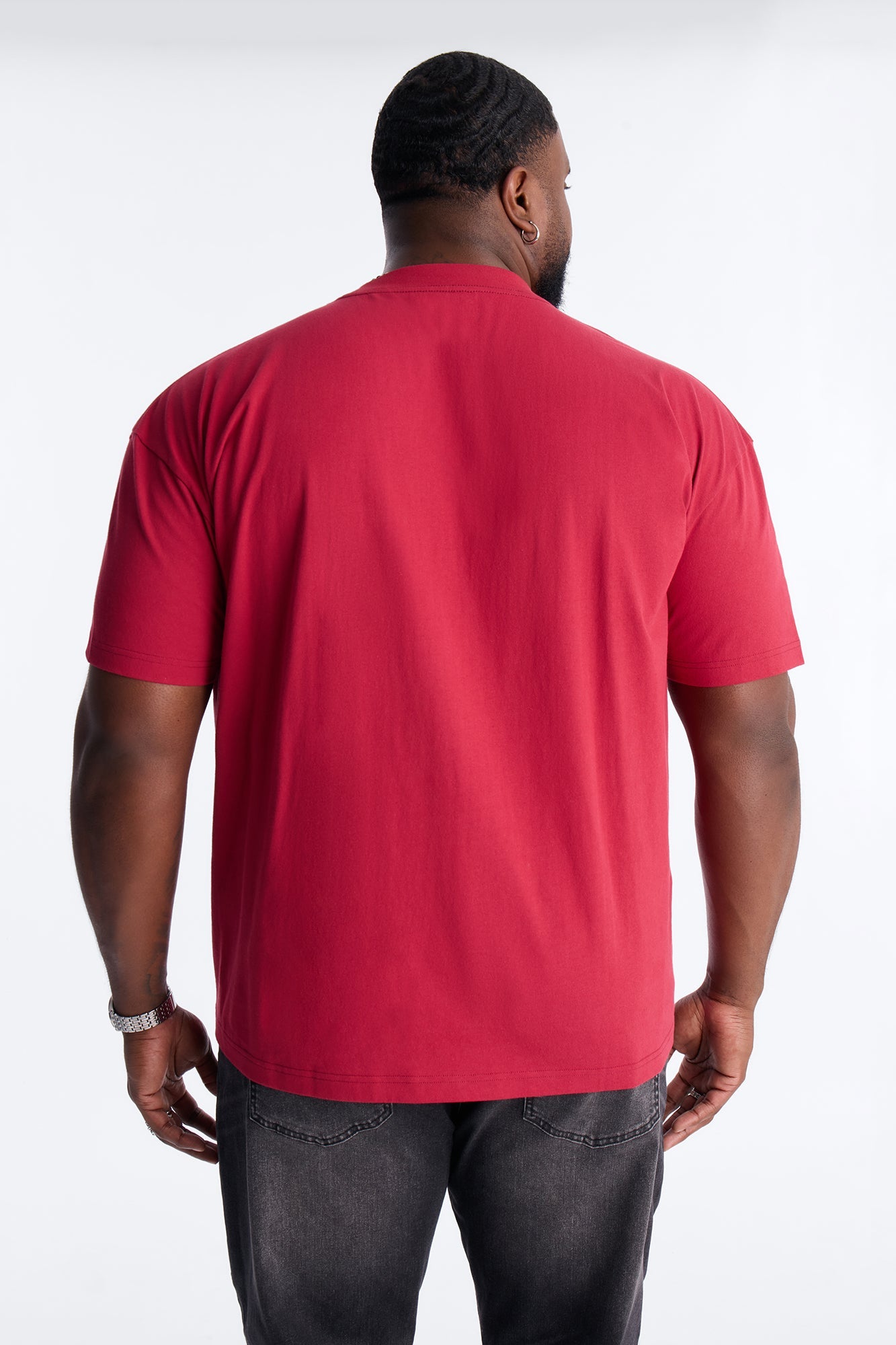 God's Favorite Rhinestones Short Sleeve Tee - Red