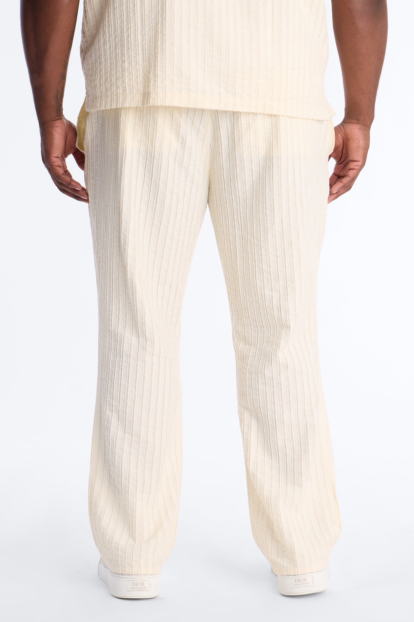 Straight Flare Aegean Pant - Cream