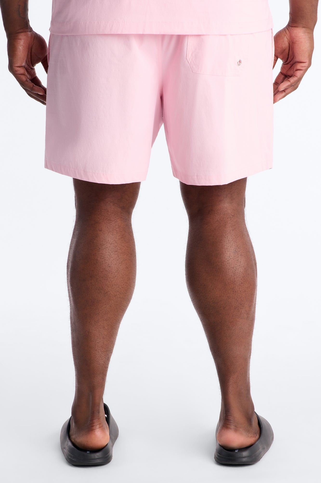 Montez Stretch Swim Trunk 4″ - Pink