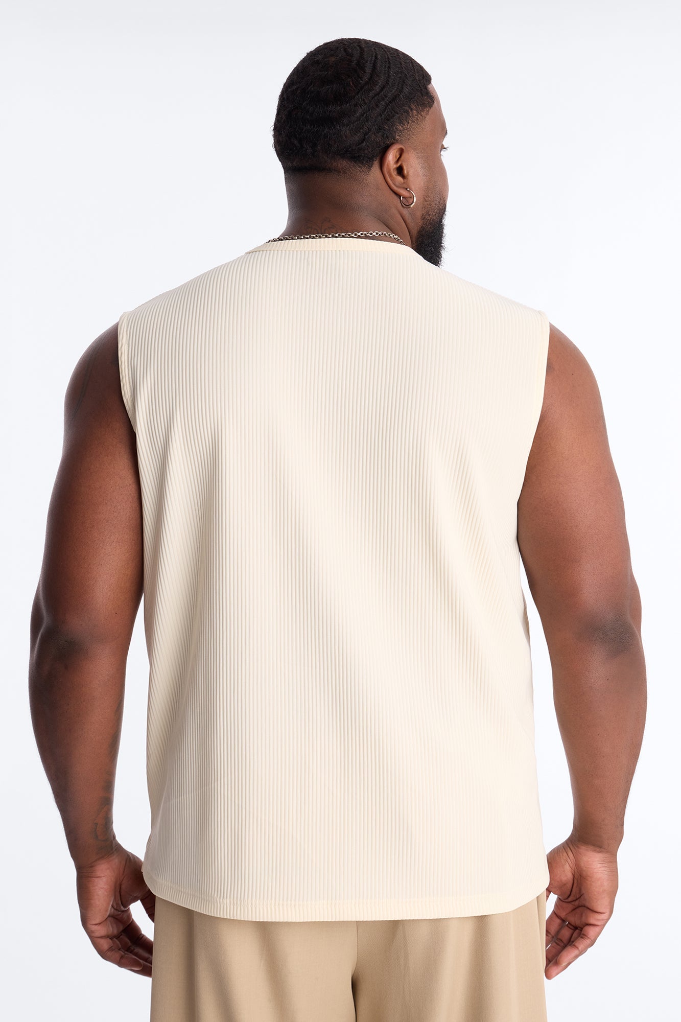 Show Up Muscle Tank - Off White