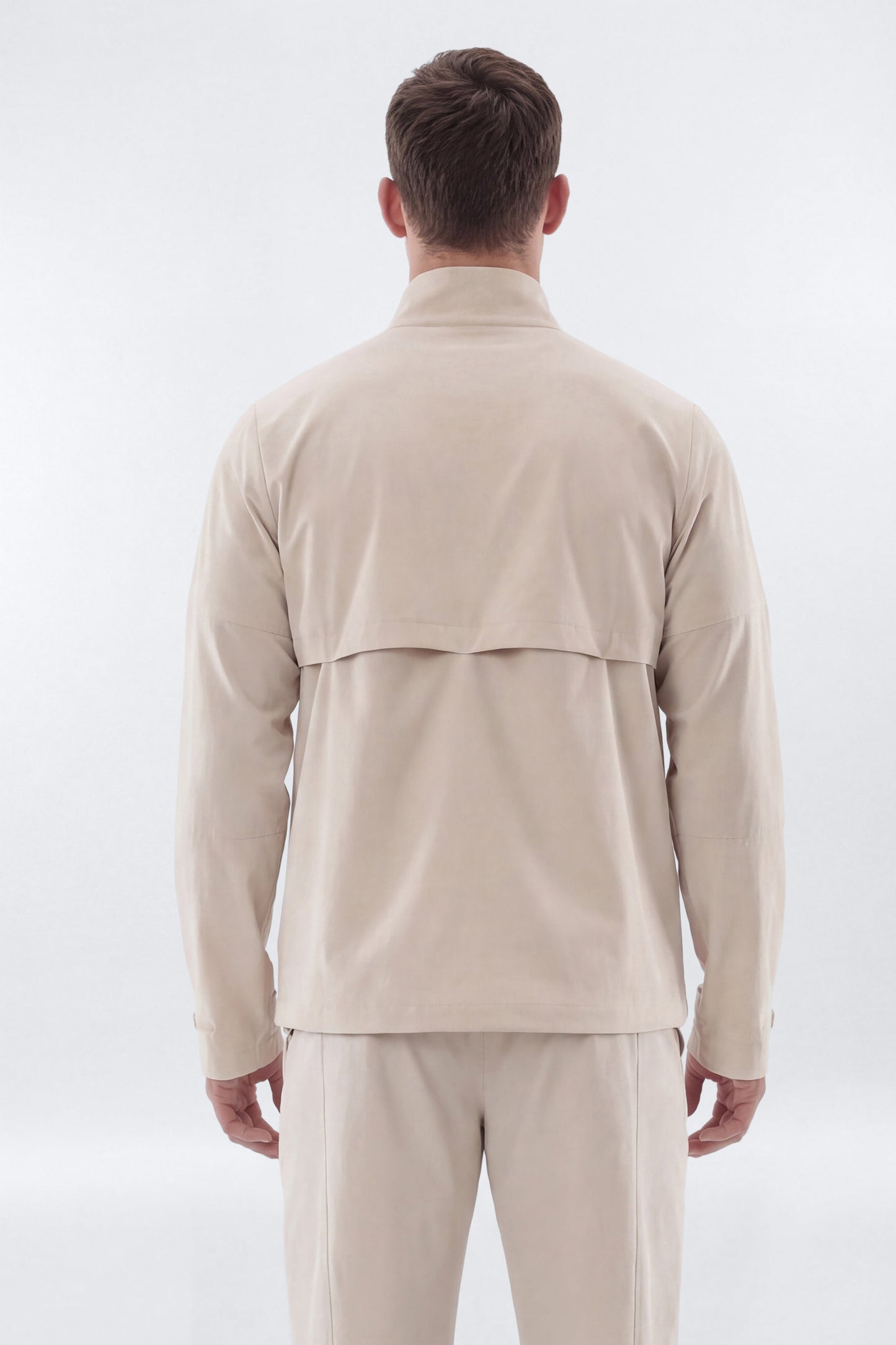 ActiveNylon™ Half Zip Pullover Jacket - Oat Milk