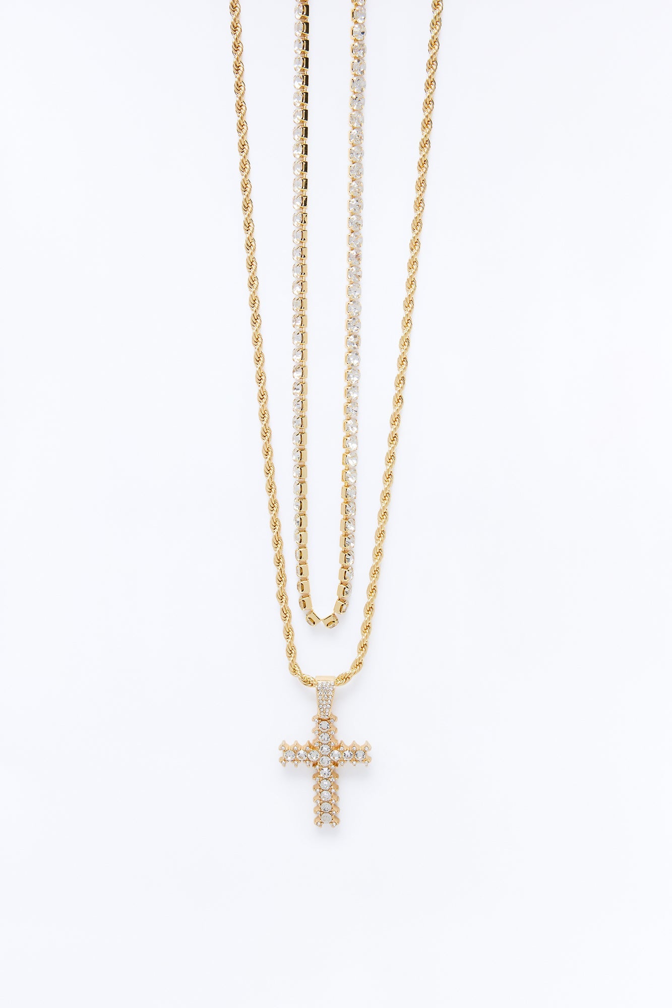 Golden Redemption Necklace Set - Gold