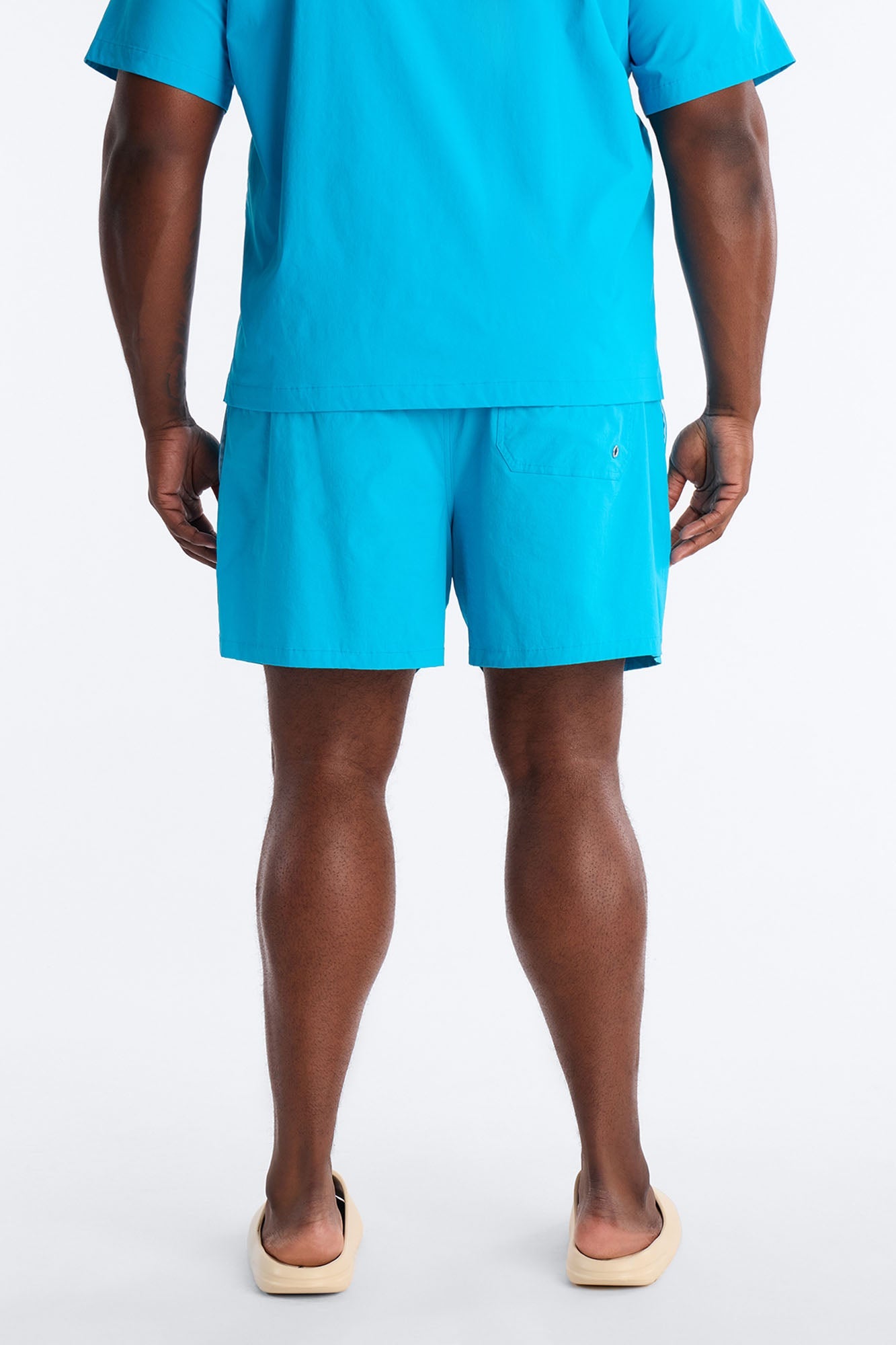 Montez Stretch Swim Trunk 6″ - Blue