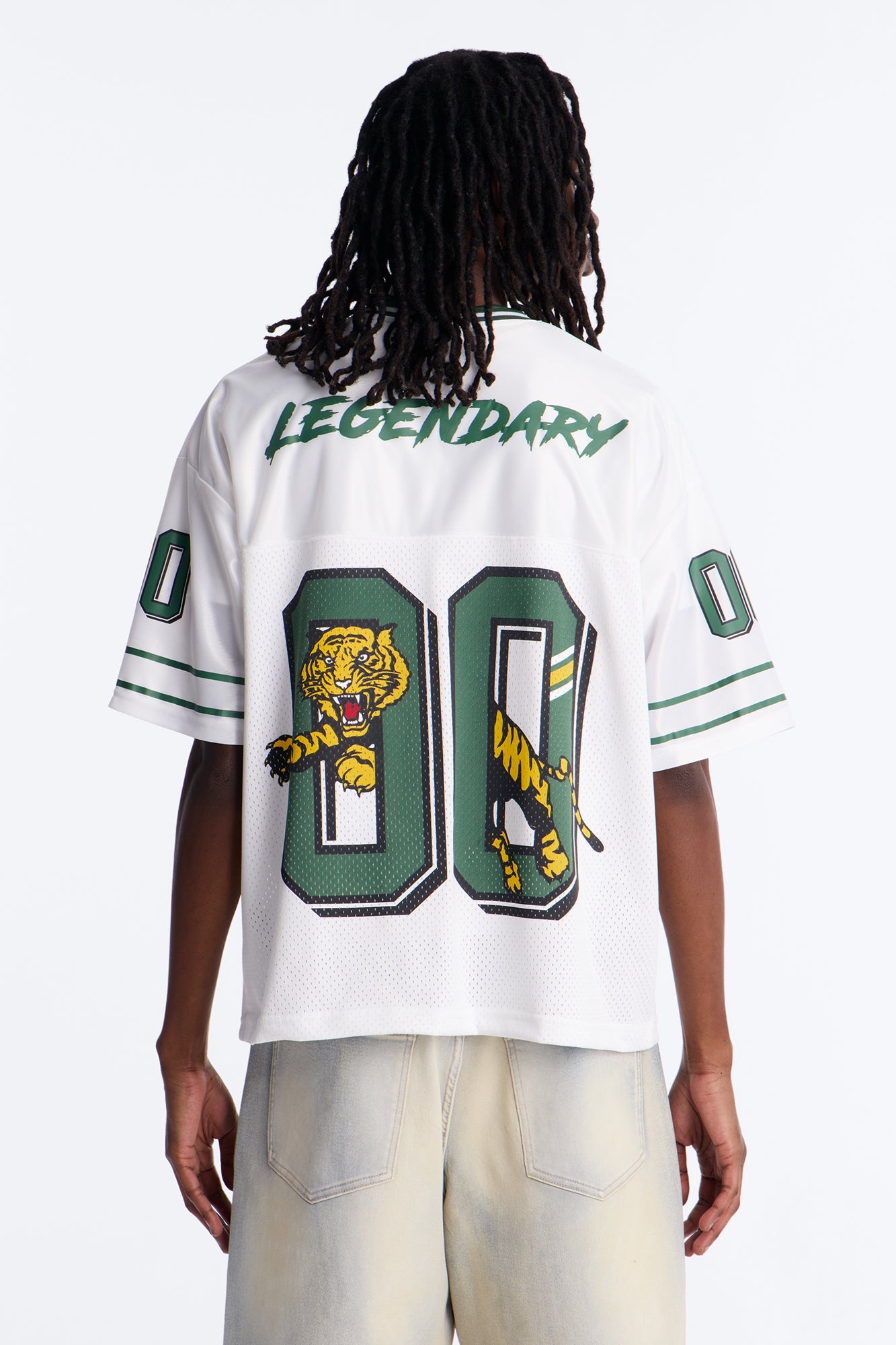 Legendary Tiger 00 Football Jersey - White