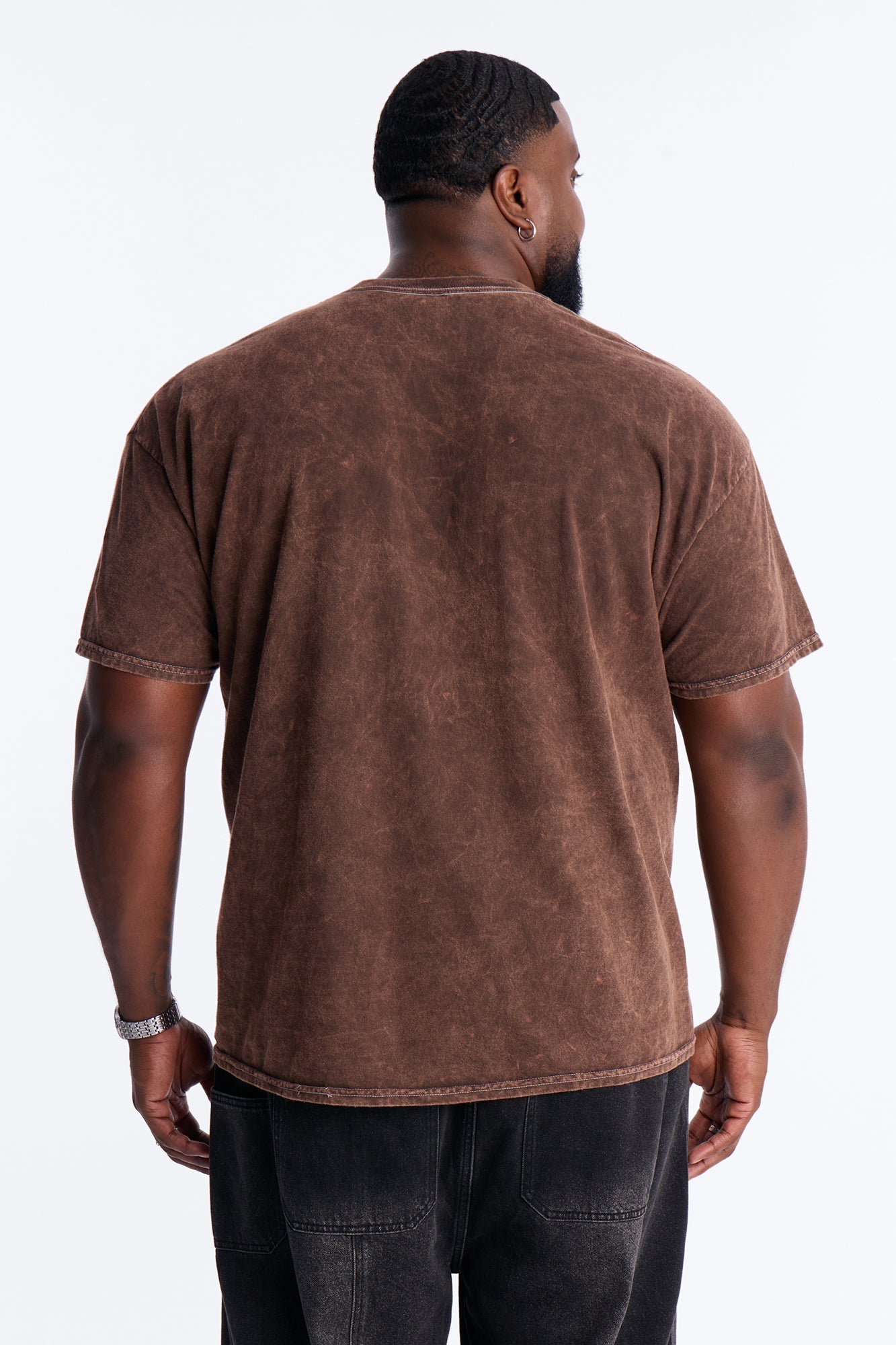 Stay Ten Toes Down Short Sleeve Tee - Chocolate