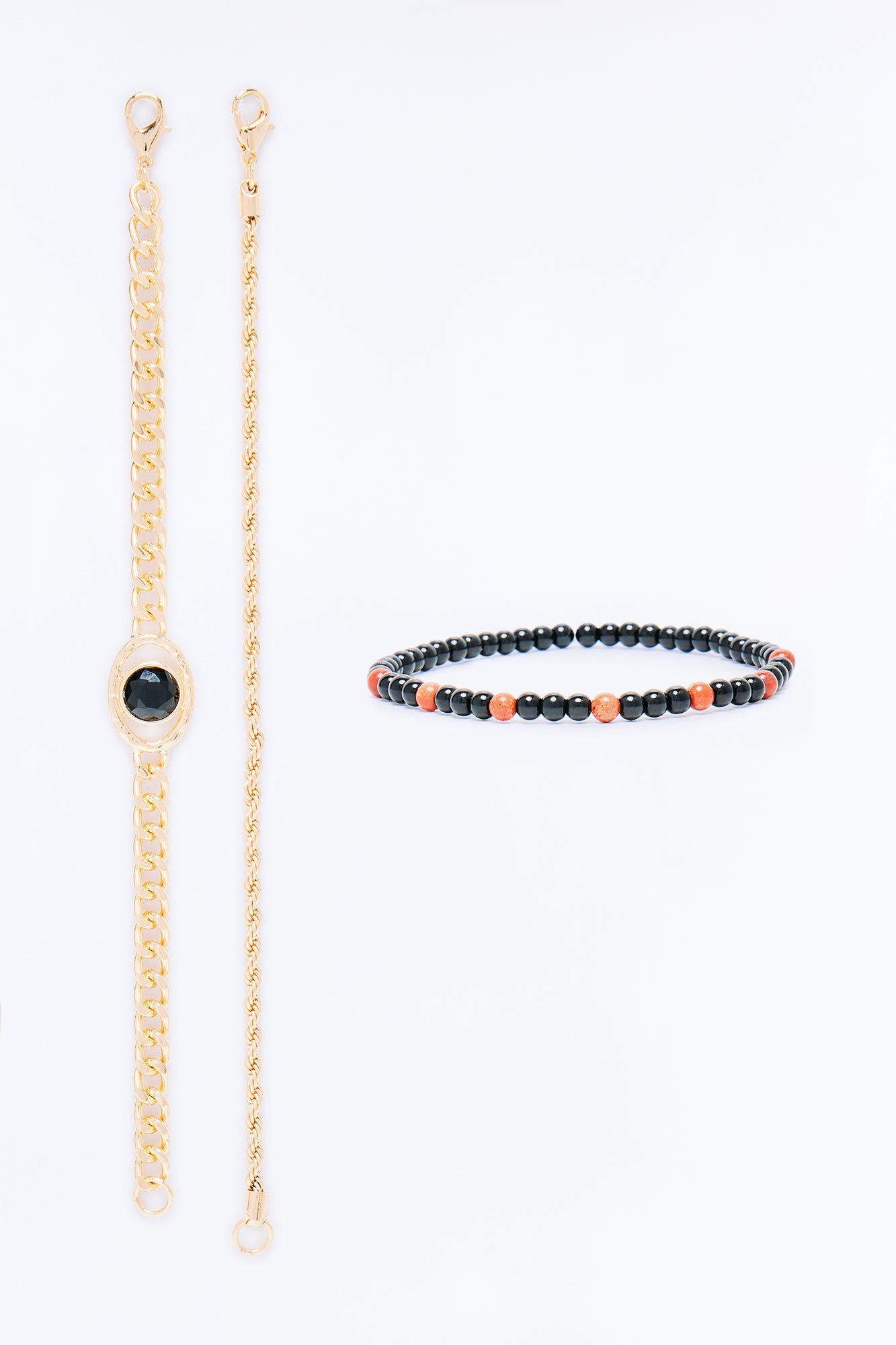 Midas Eclipse Bracelet Set - Gold/Black