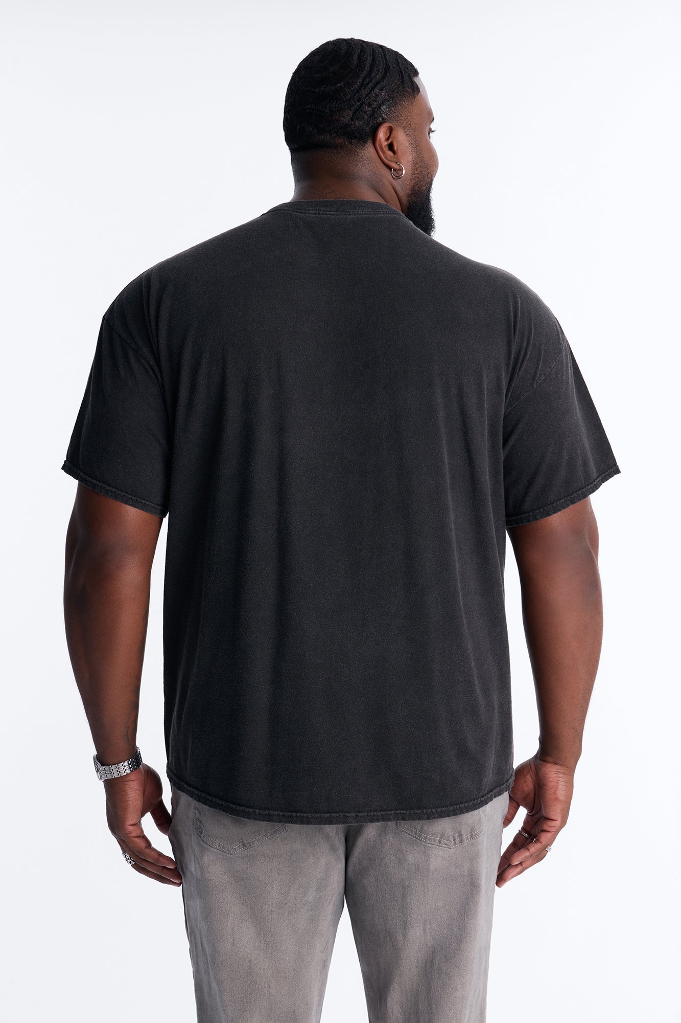Bold And Ruthless Oversized Short Sleeve Tee - Black