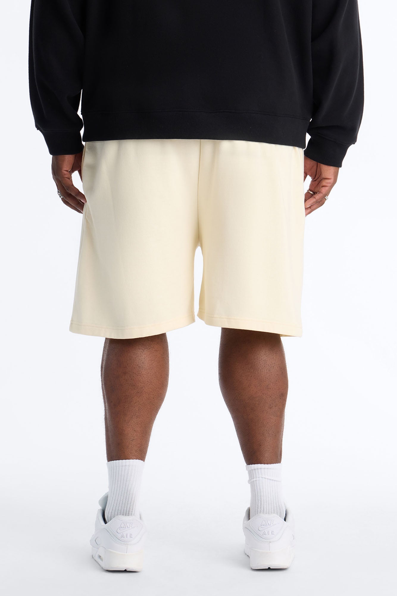 Broken And Gone Sweatshorts - Cream