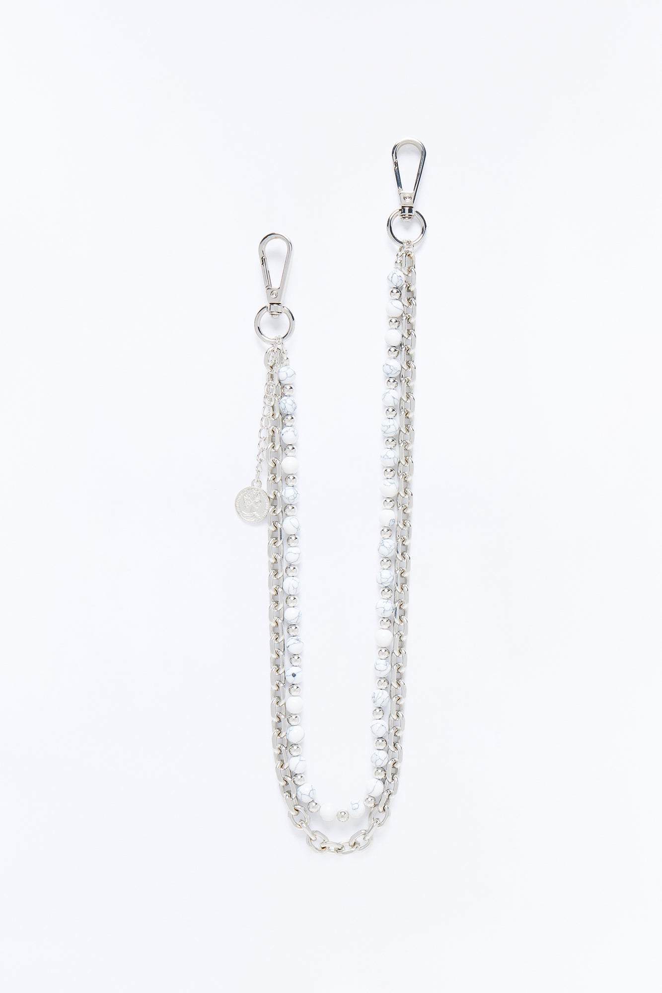 Monarch Relic Layered Pant Chain - Silver
