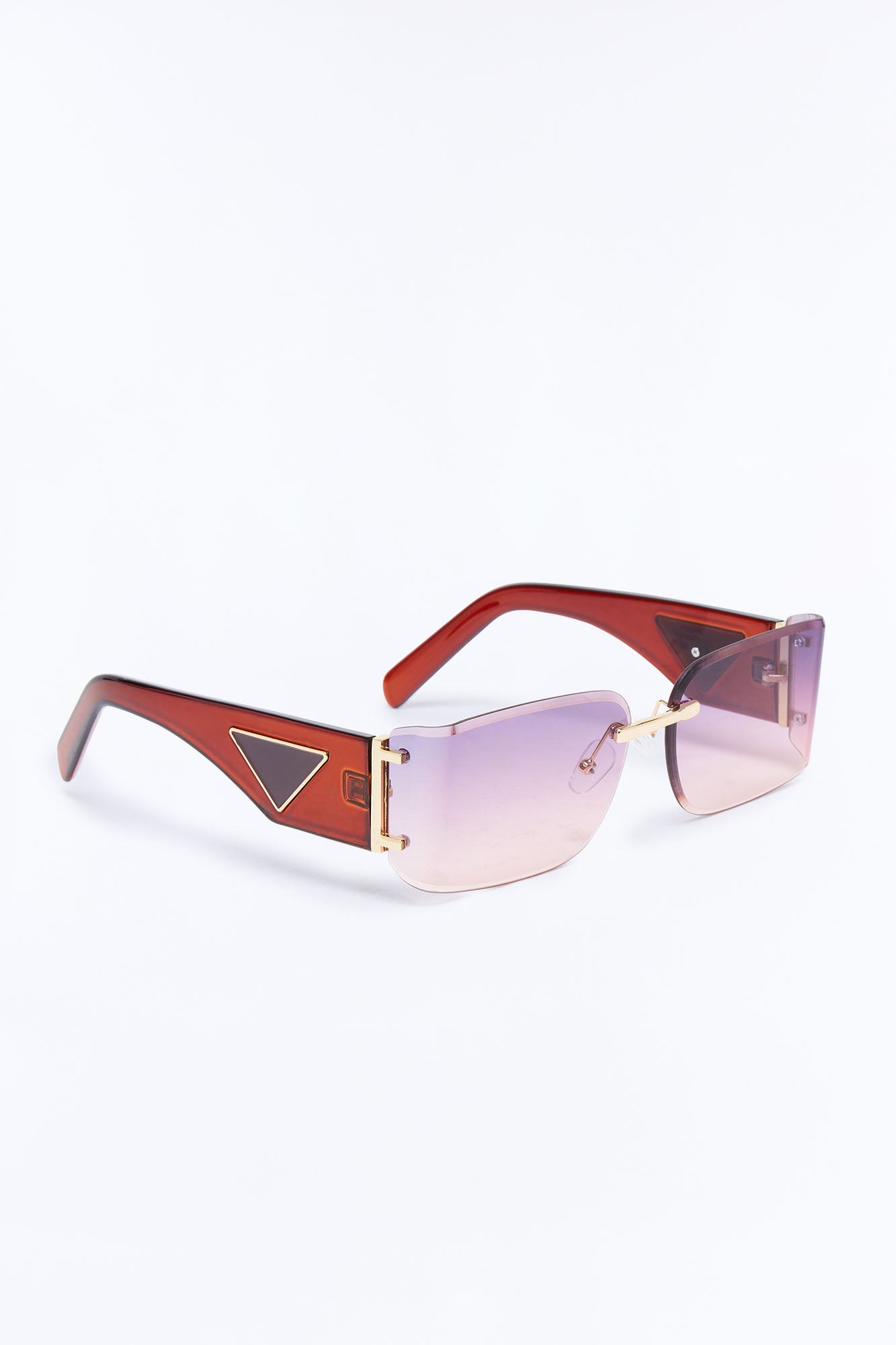 Omega Luxe Sunglasses - Red/combo