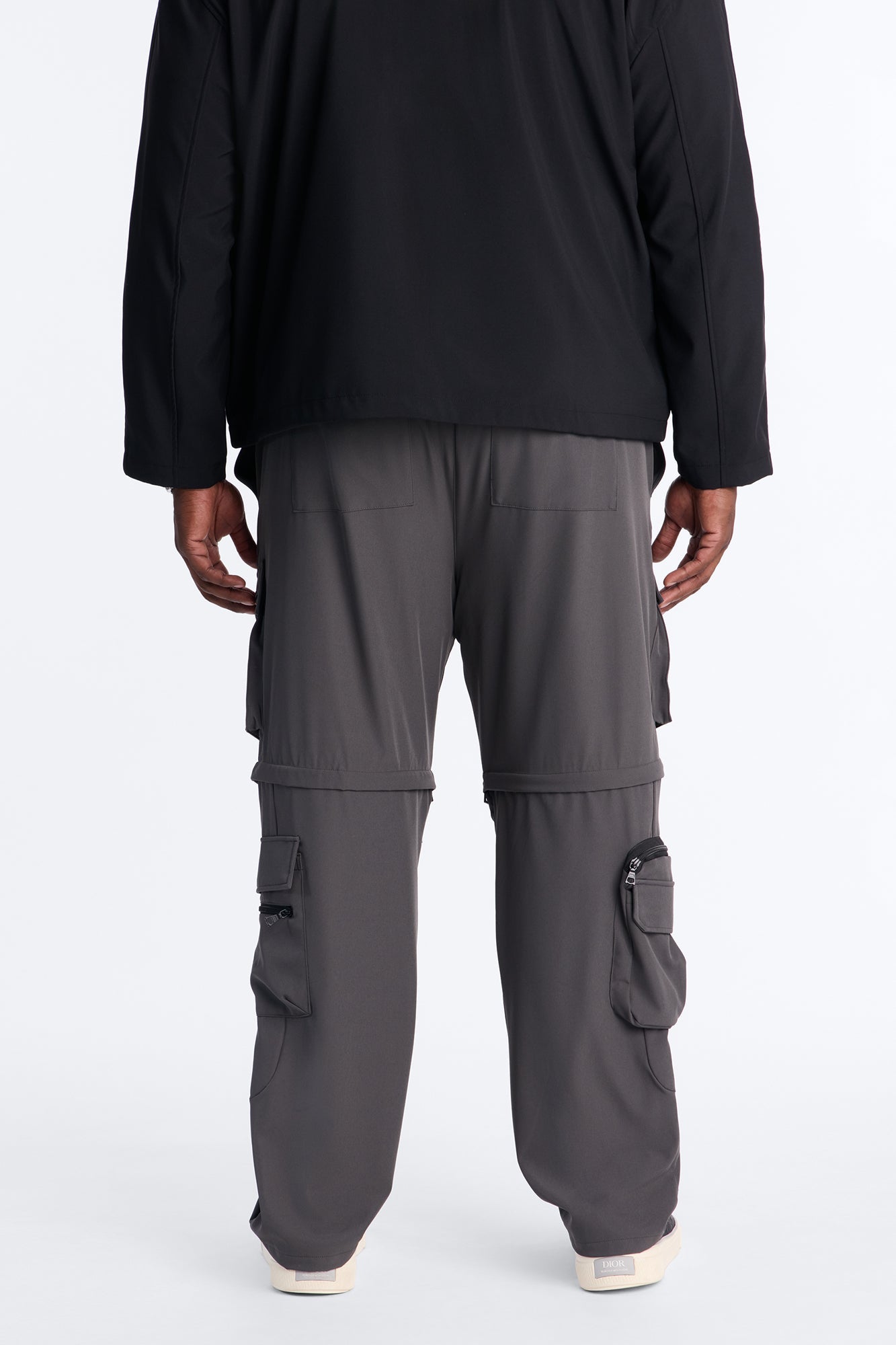 Straight Convertible Turning Point Utility Cargo Pant - Grey