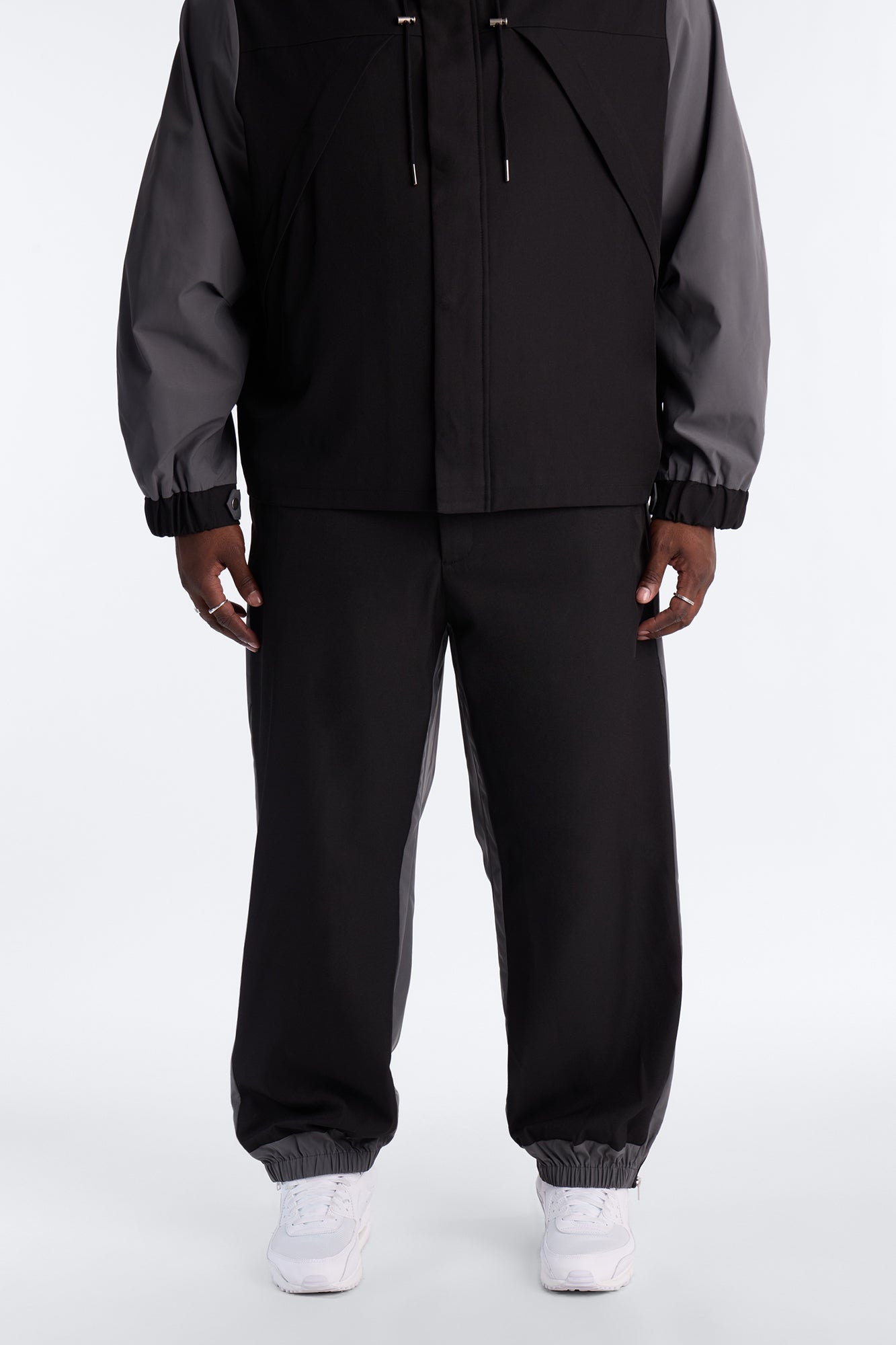 Straight Montalvo Mixed Worlds Trouser - Black