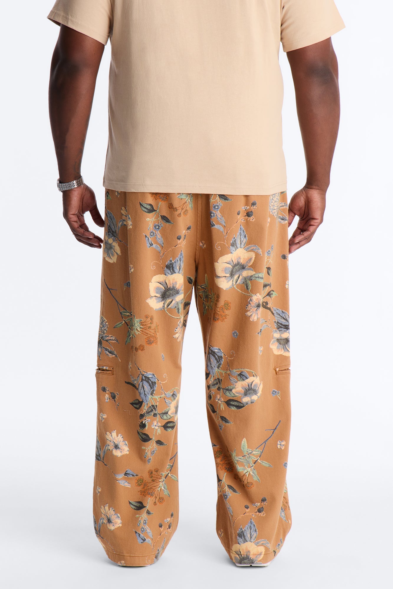Wide Leg Destiny Flora Pant - Brown
