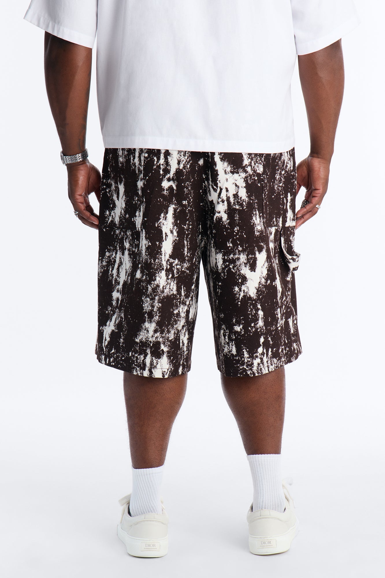 Mixed Clarity Printed Short - Brown Combo