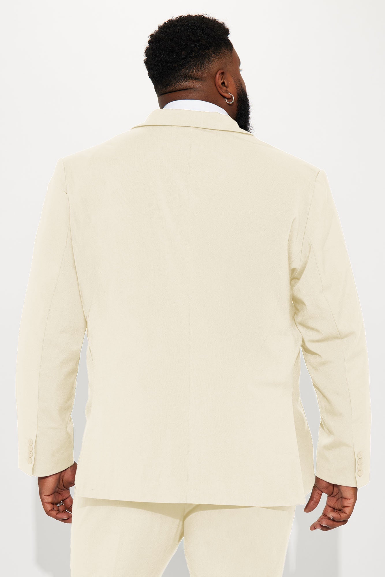 The Modern Stretch Suit Jacket - Cream