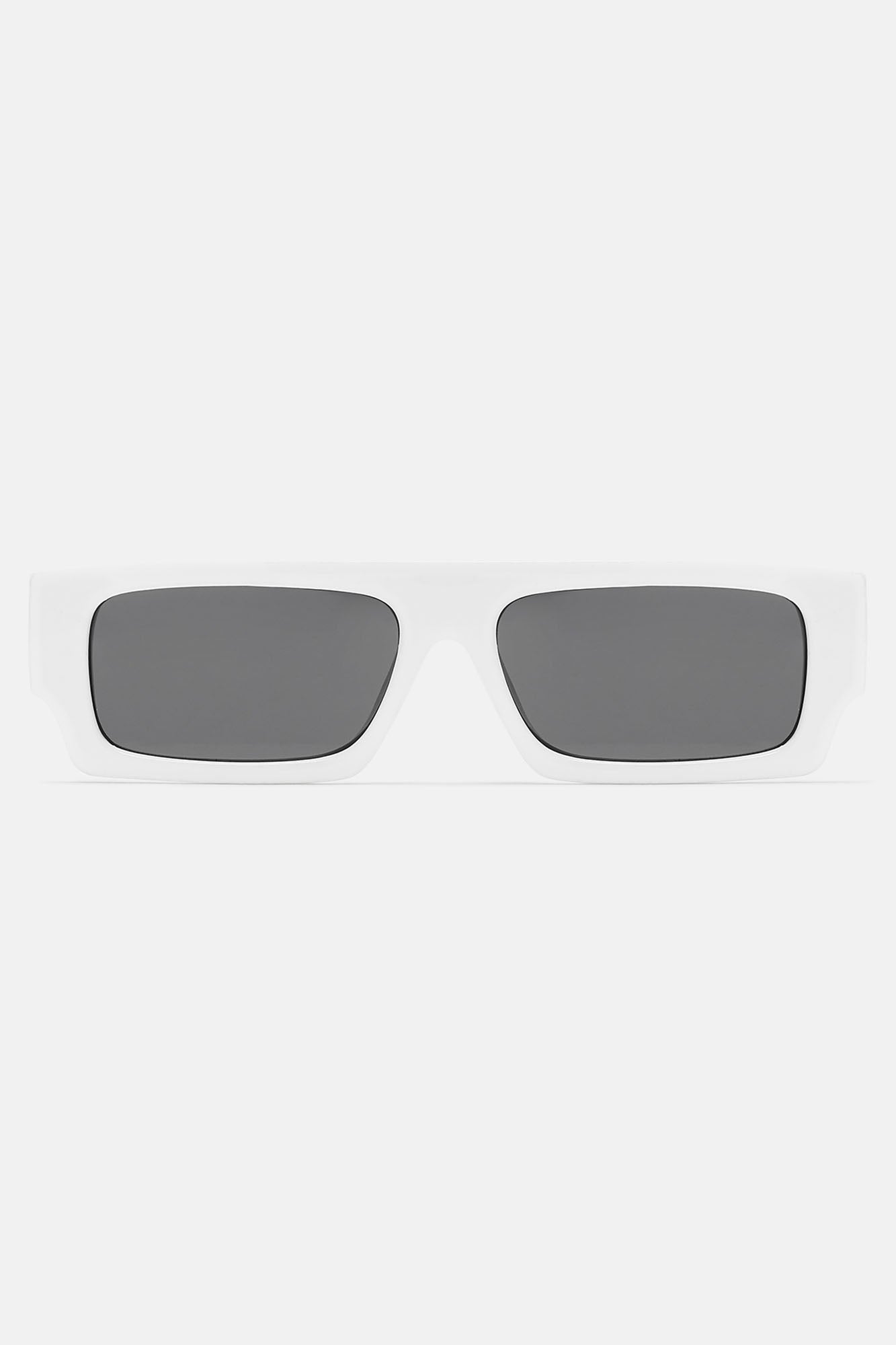 Futuristic Like Sunglasses - White/combo