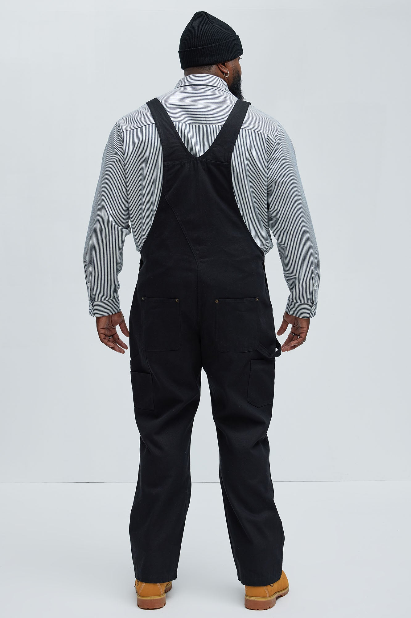 Alexander Utility Canvas Overalls - Black