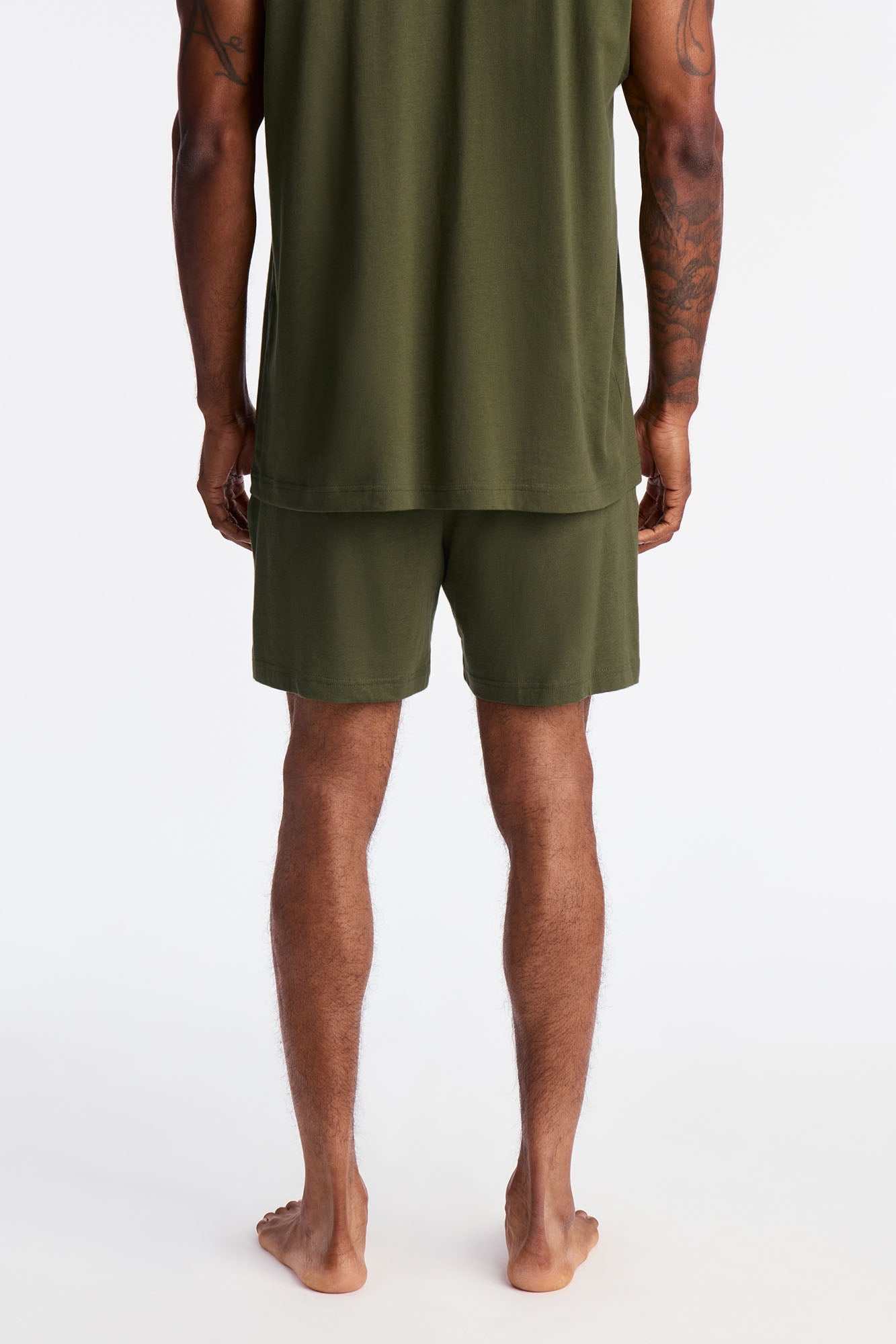 Essential Modal Lounge Shorts - Olive