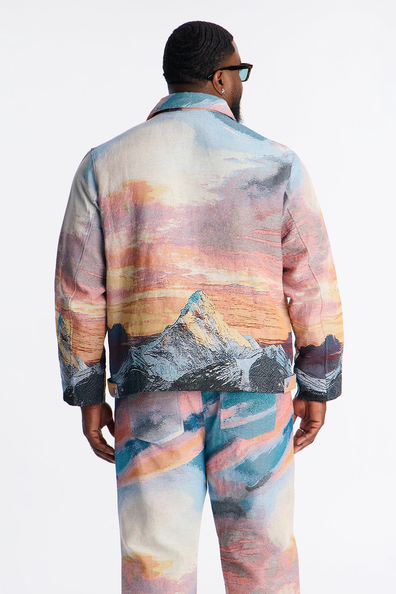 Peak Era Tapestry Work Jacket - Orange