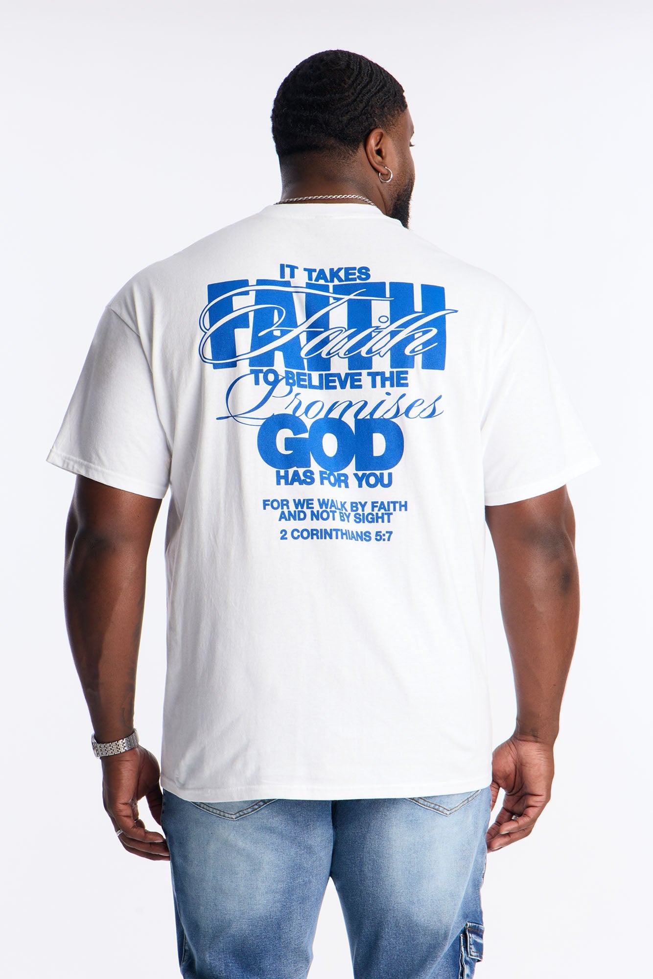It Takes Faith To Believe Short Sleeve Tee - White