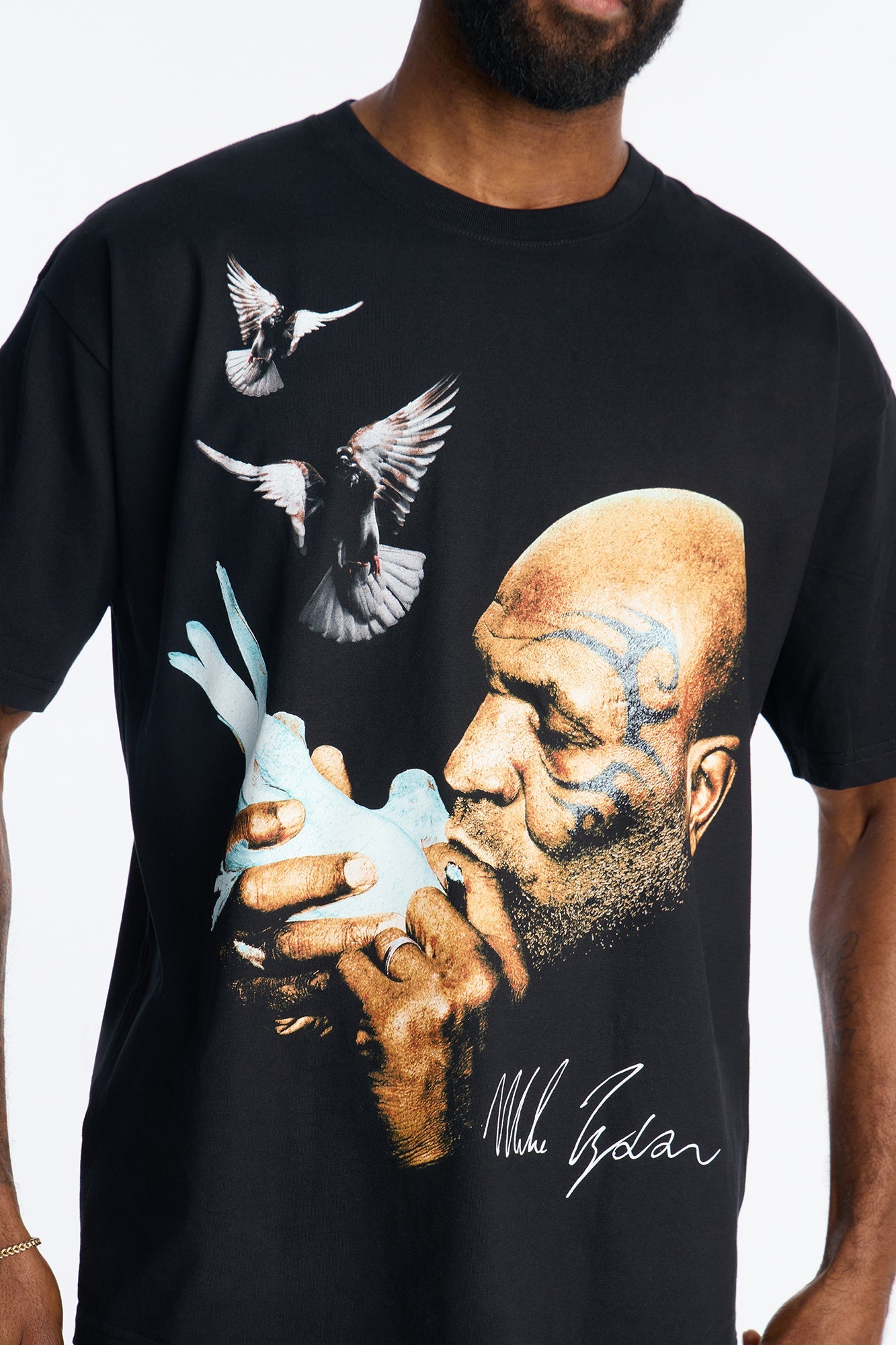Mike Tyson Now Kiss Premium Short Sleeve Tee - Black