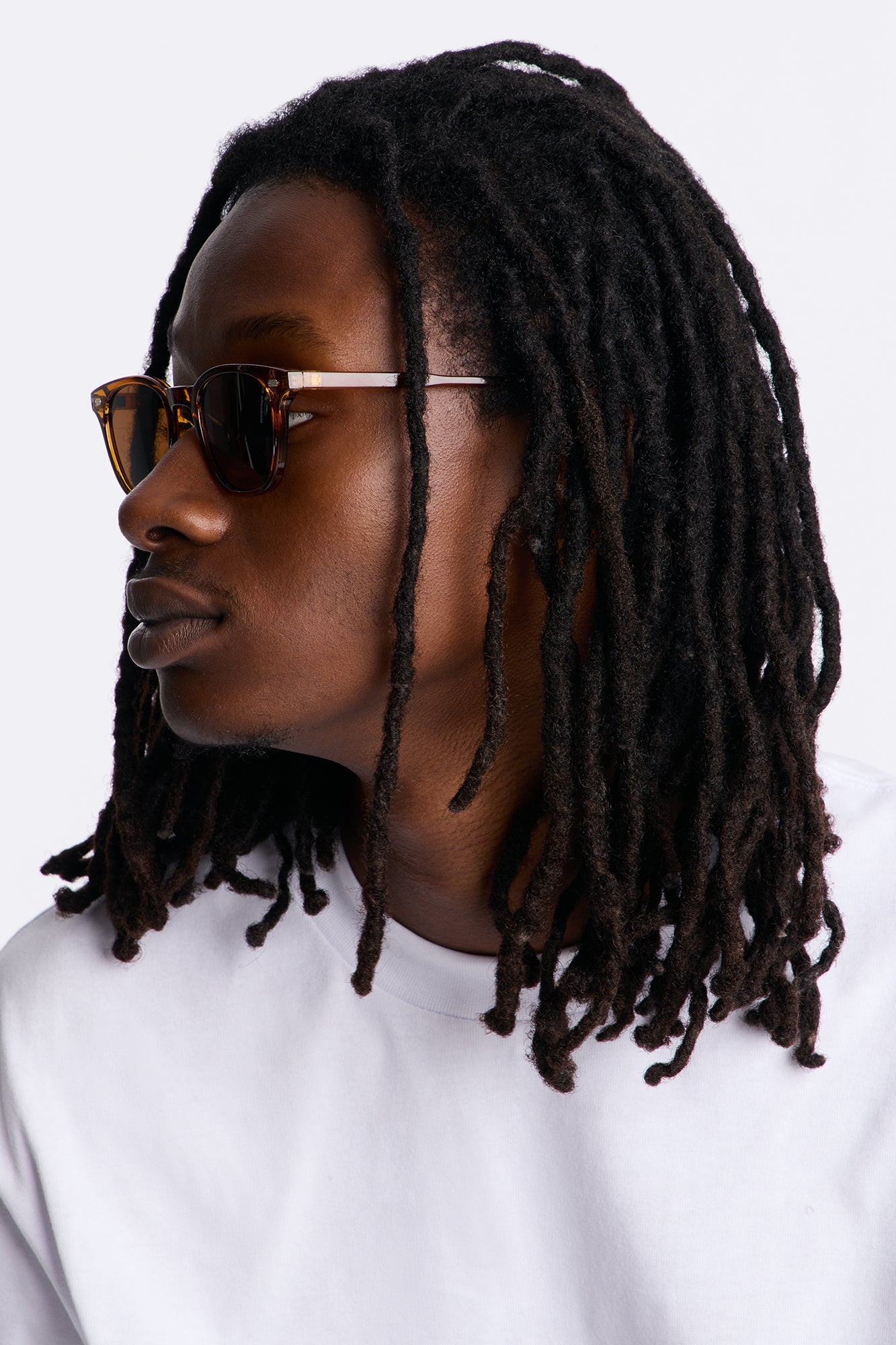 Key item Colored Lens Sunglasses - Brown