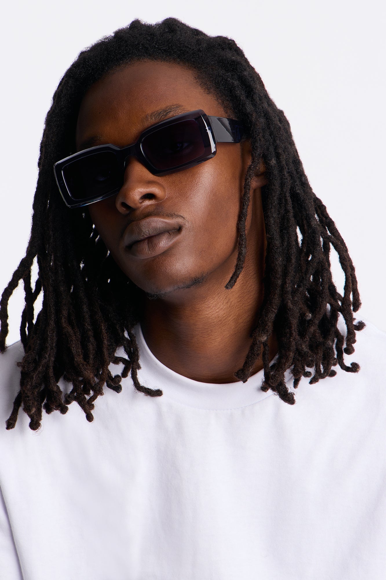 Stay Focused Colored Lens Sunglasses - Dark Grey