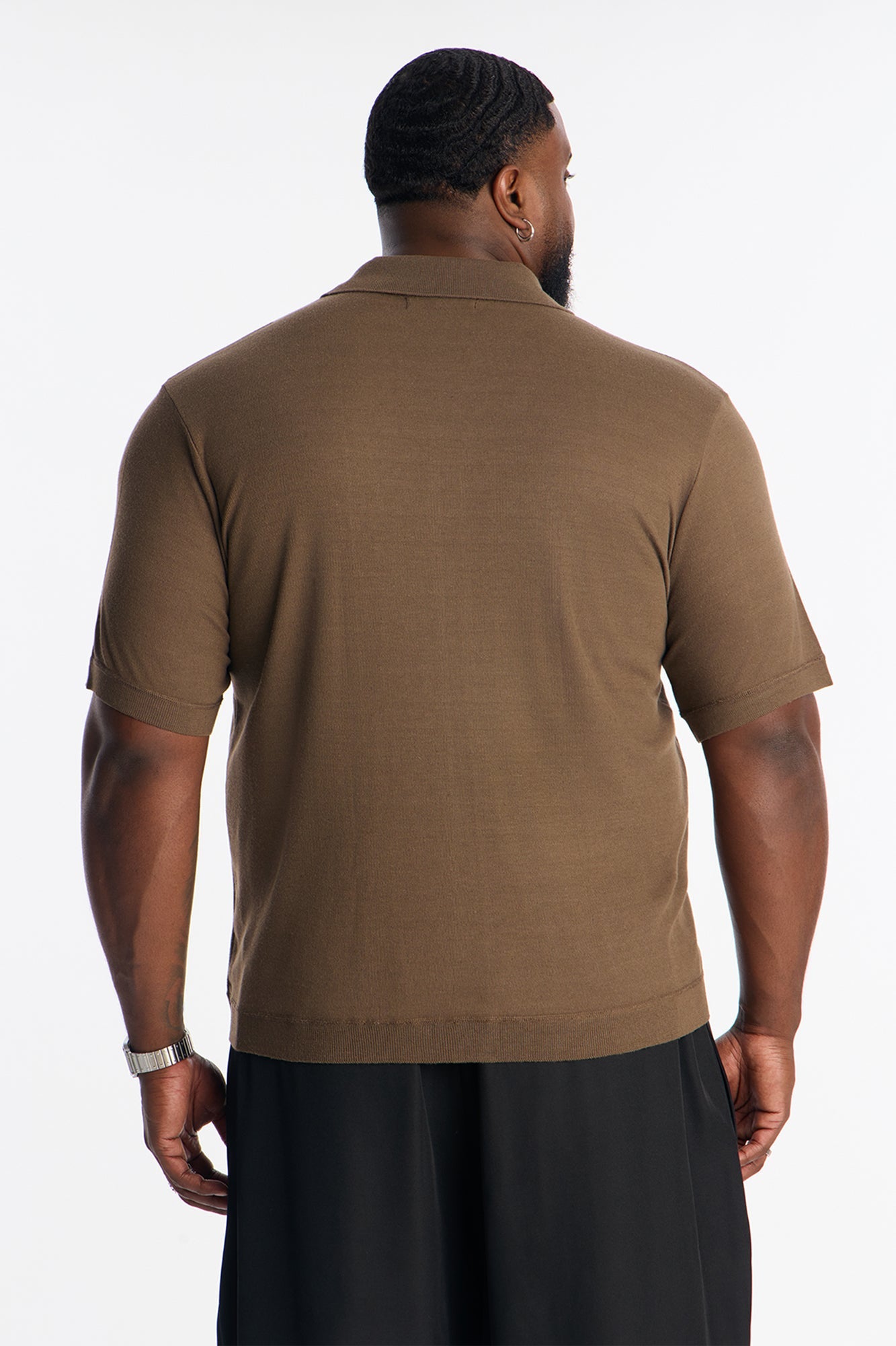 Sundown Lounge Button Up - Tan/Multi