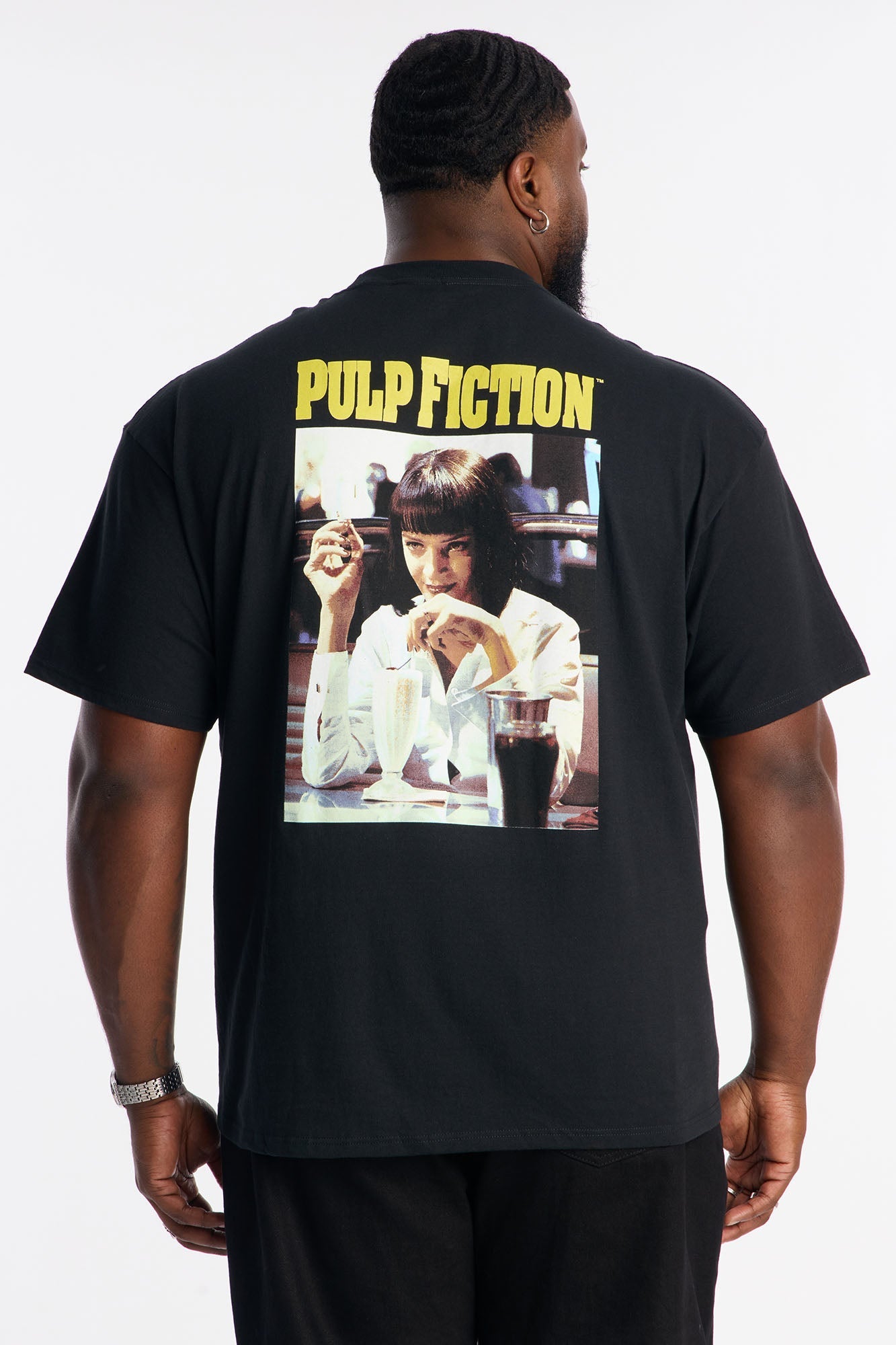 Pulp Fiction $5 Smoothie Short Sleeve Tee - Black