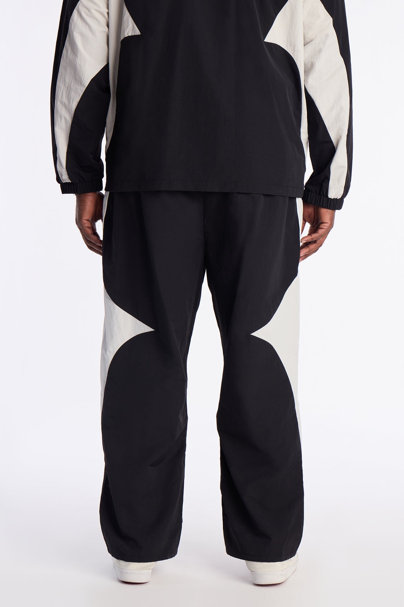 Straight Aura Coded Track Pant - Black
