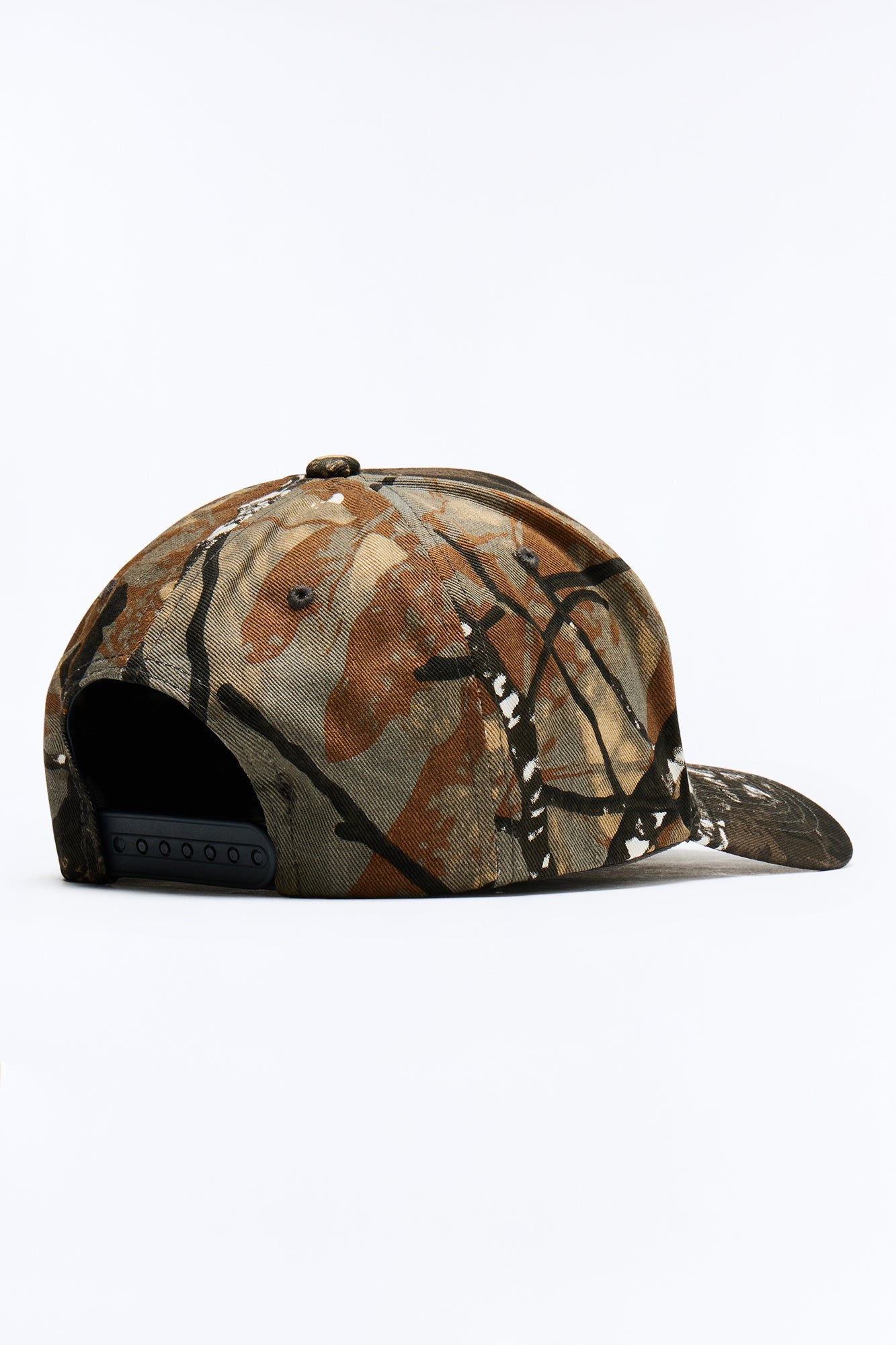 Varsity Patch Structured Snapback Hat - Camouflage