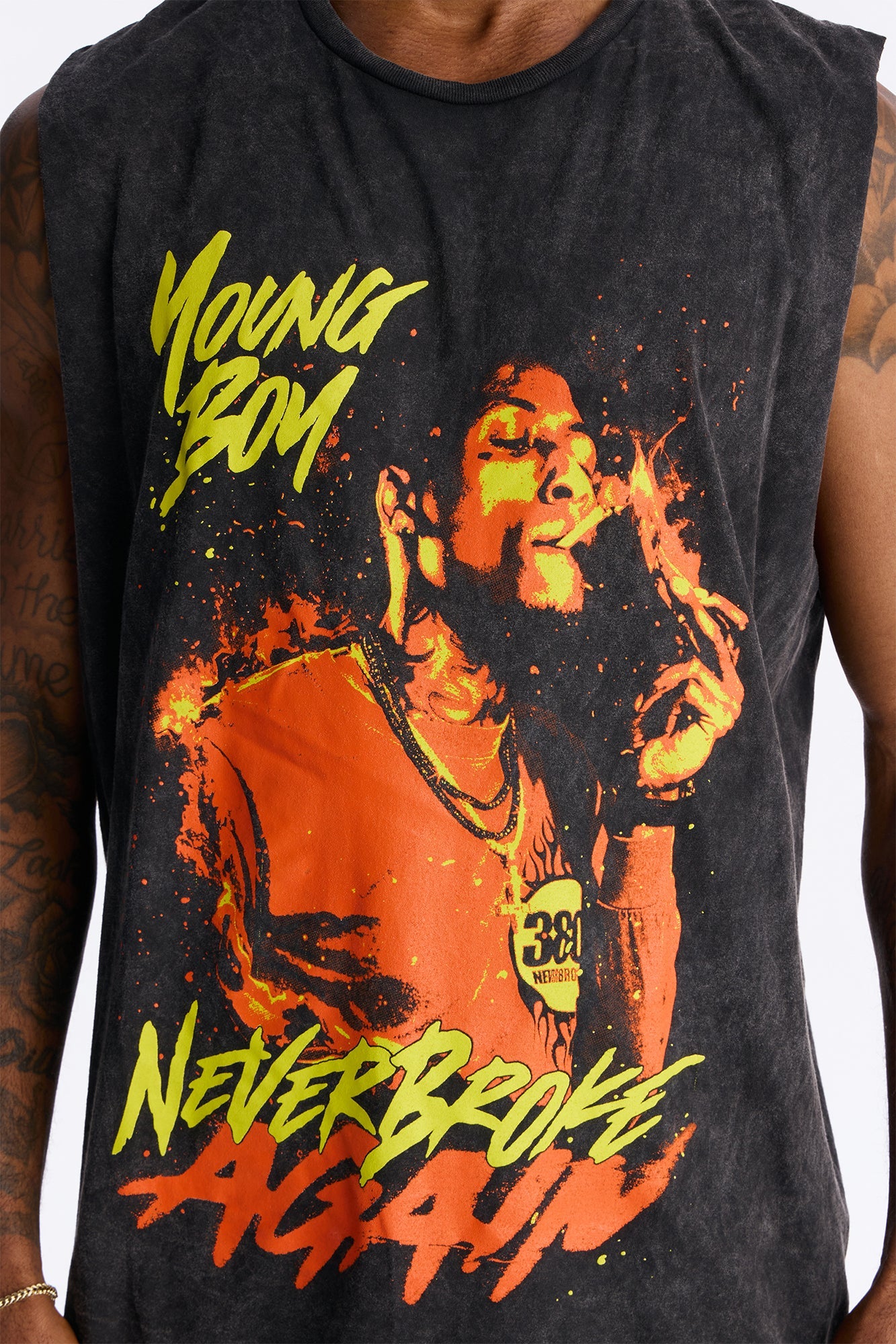 YoungBoy NBA Muscle Tee - Black