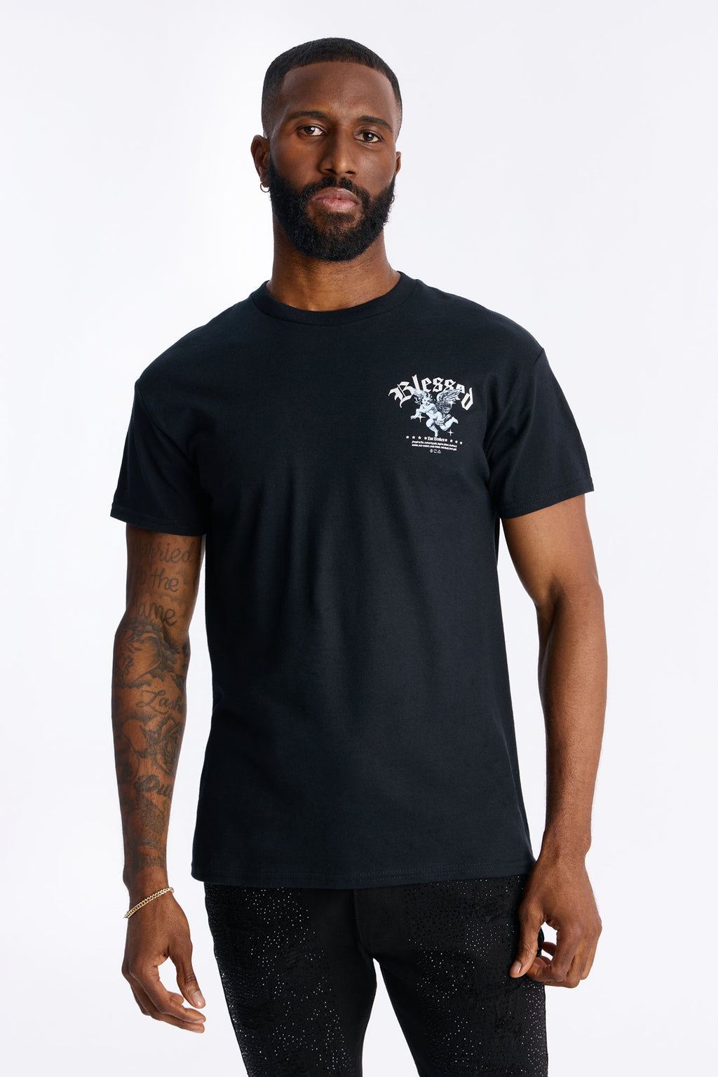 Blessed Not Broken Short Sleeve Tee - Black