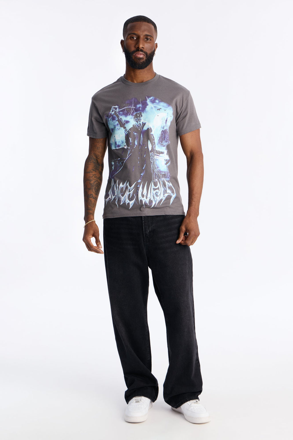 Juice WRLD 999 Club Short Sleeve Tee - Charcoal