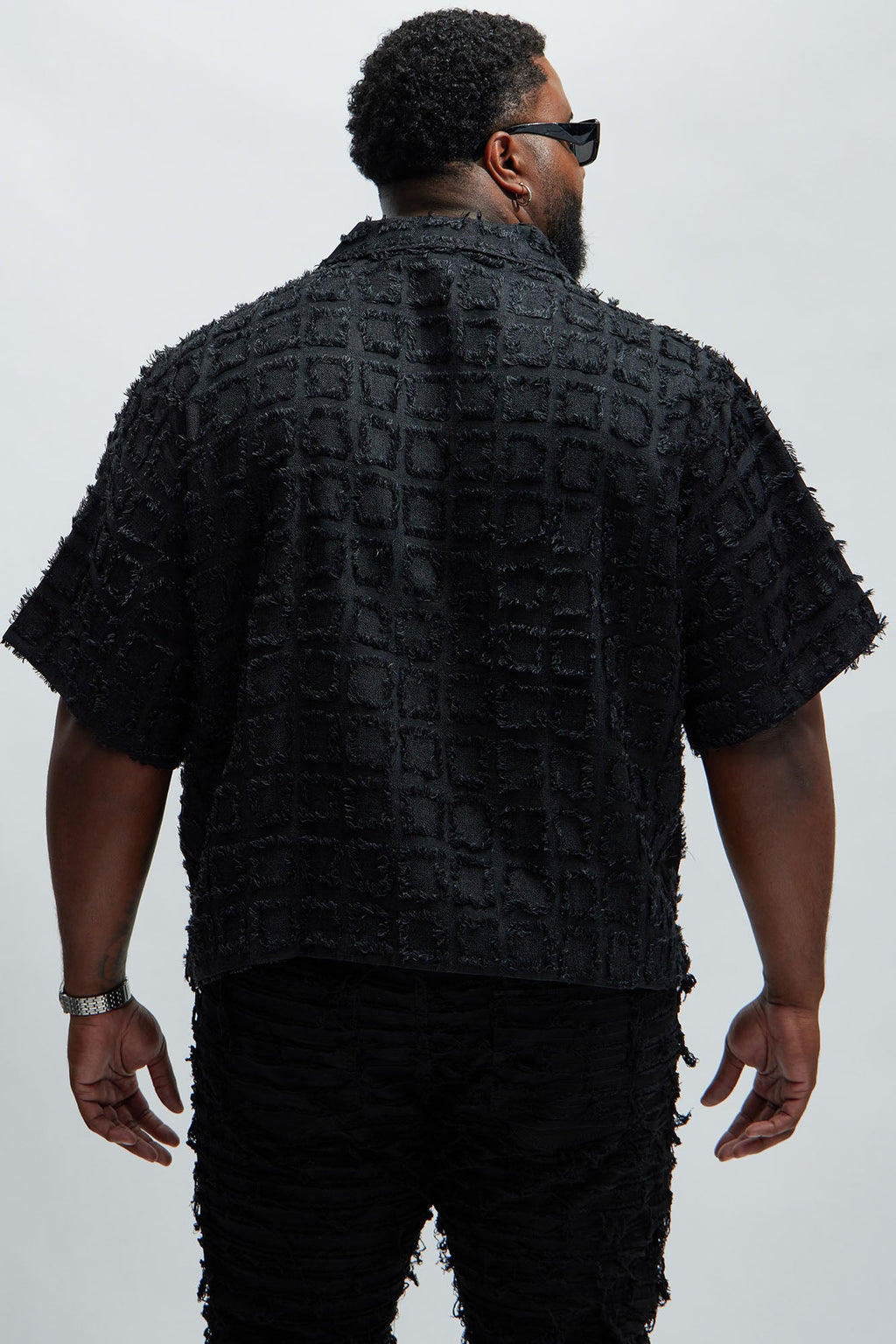 Window Shopping Boxy Shirt - Black
