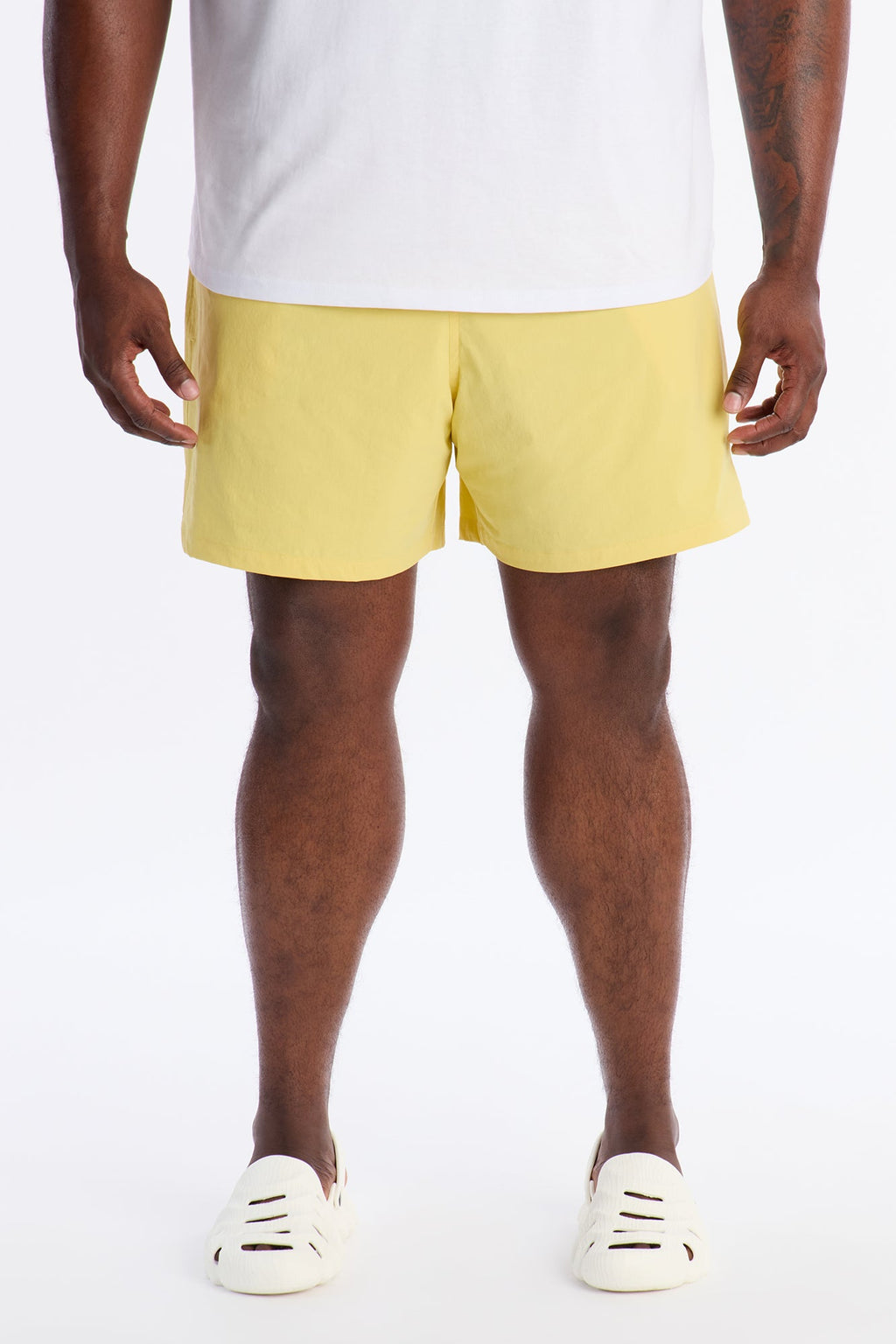 Montez Stretch Swim Trunk 6″ - Yellow