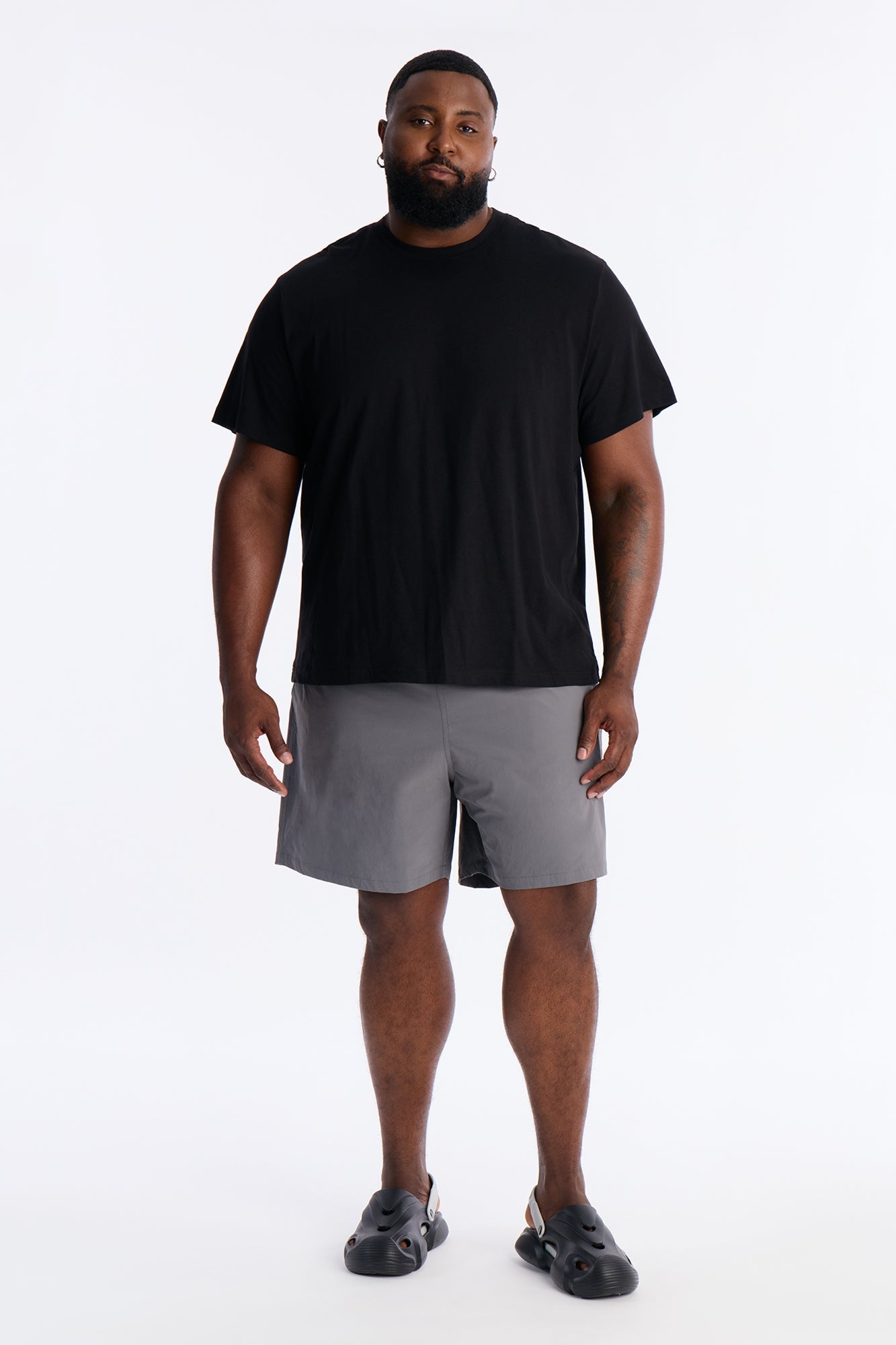 Montez Stretch Swim Trunk 7″ - Charcoal